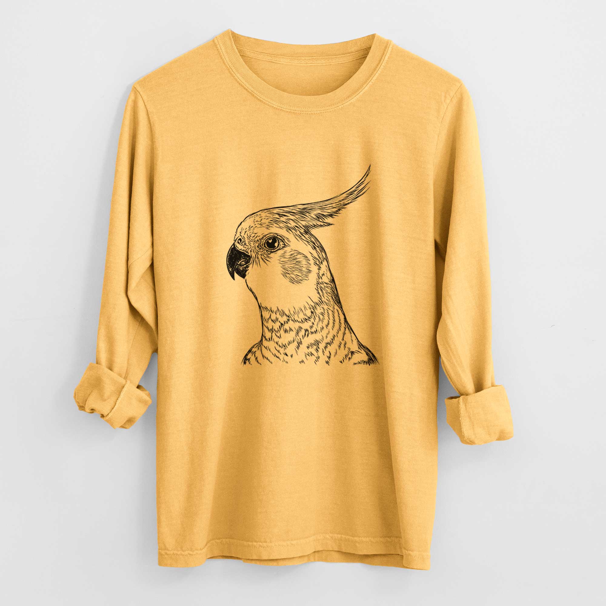 Bare Candy the Cockatiel - Heavyweight 100% Cotton Long Sleeve