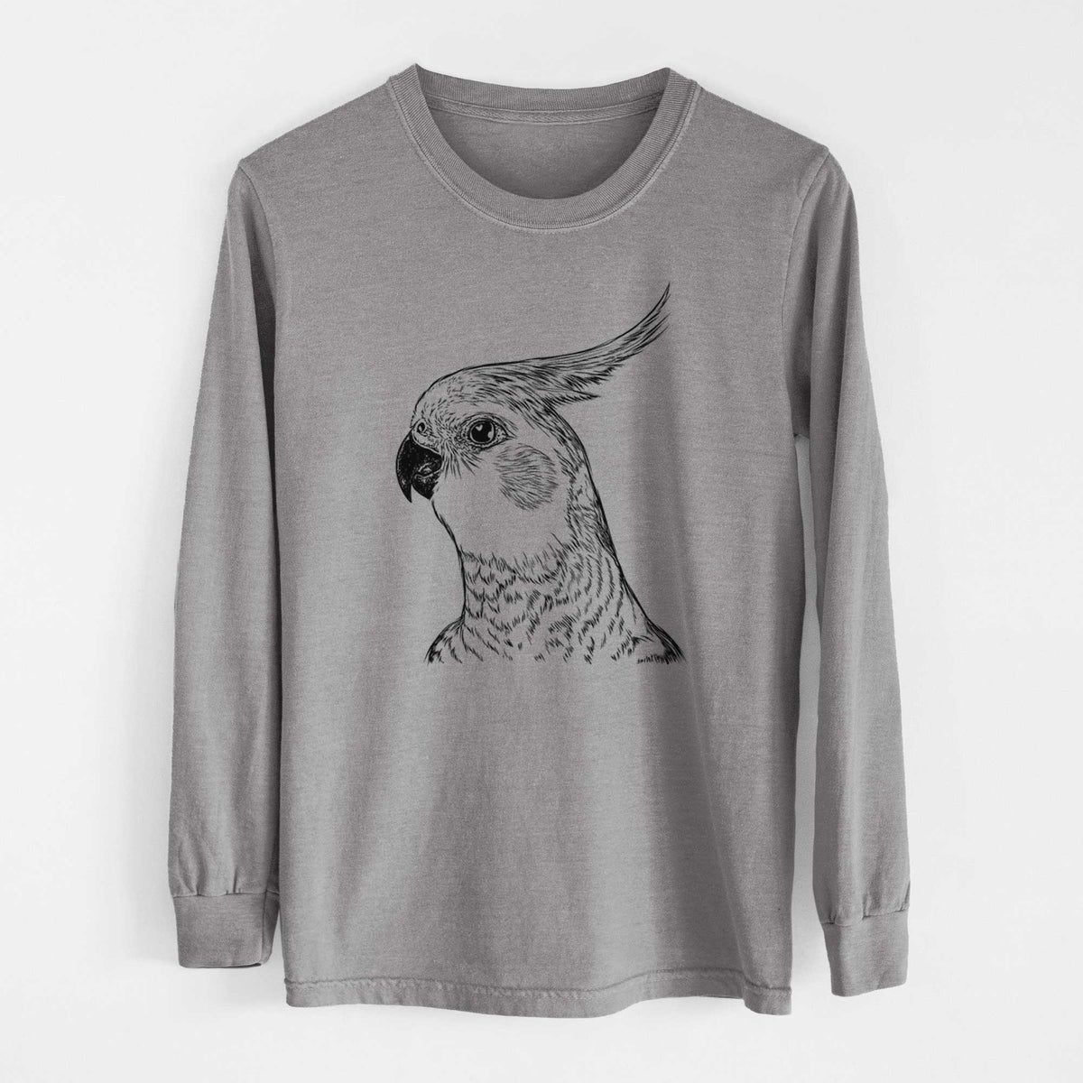 Bare Candy the Cockatiel - Heavyweight 100% Cotton Long Sleeve
