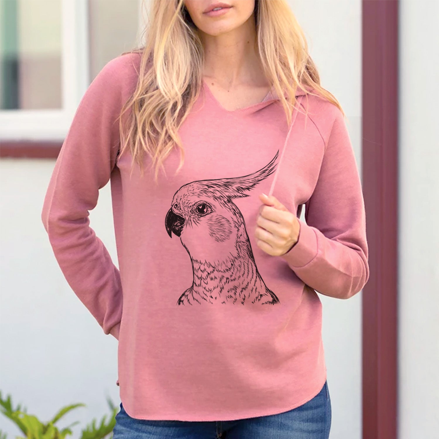 Bare Candy the Cockatiel - Cali Wave Hooded Sweatshirt