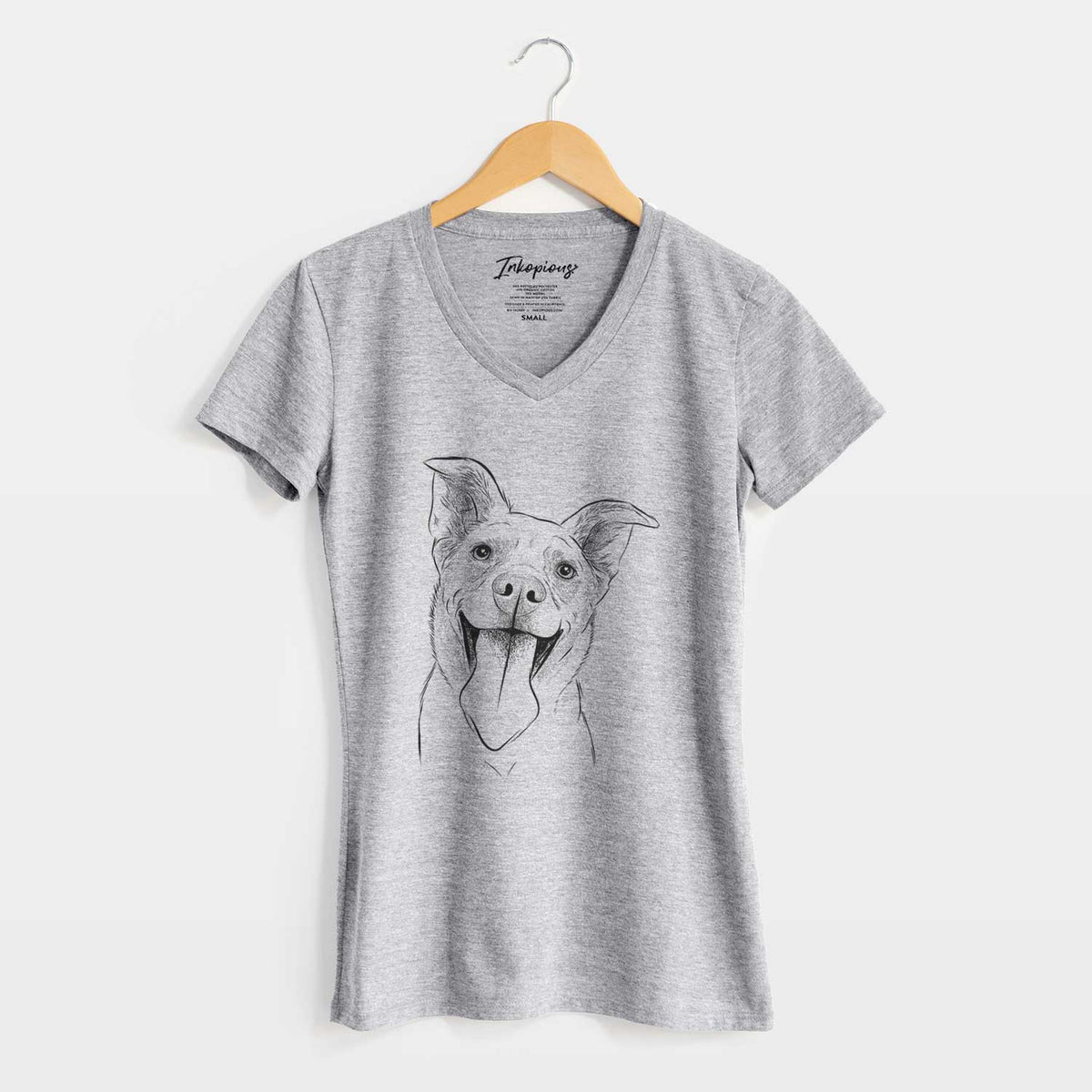Bare Candy the Mixed Breed - Women's V-neck Shirt