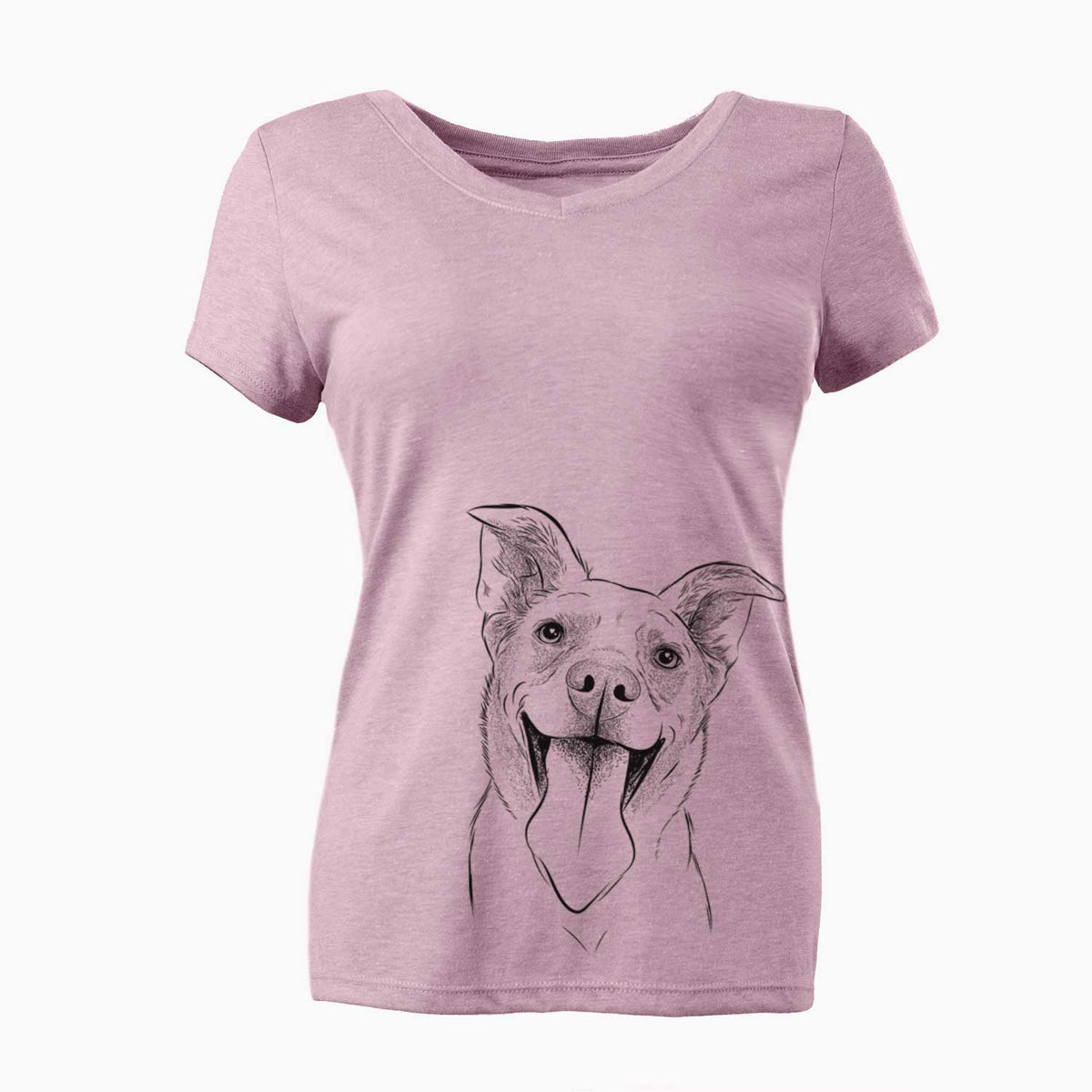 Bare Candy the Mixed Breed - Women's V-neck Shirt
