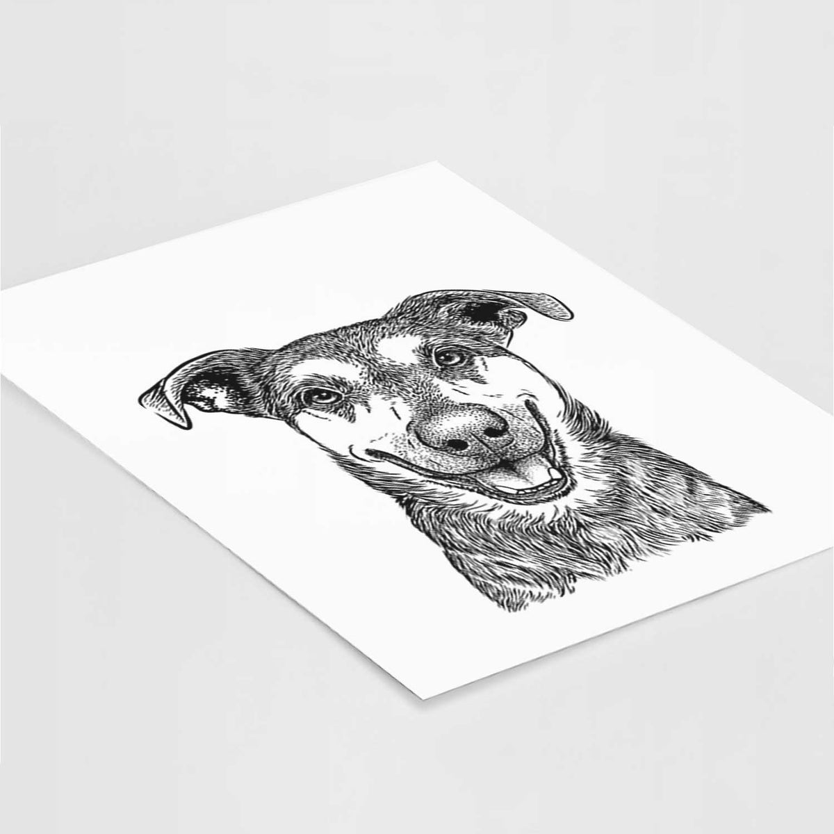 Case the Mixed Breed Art Print