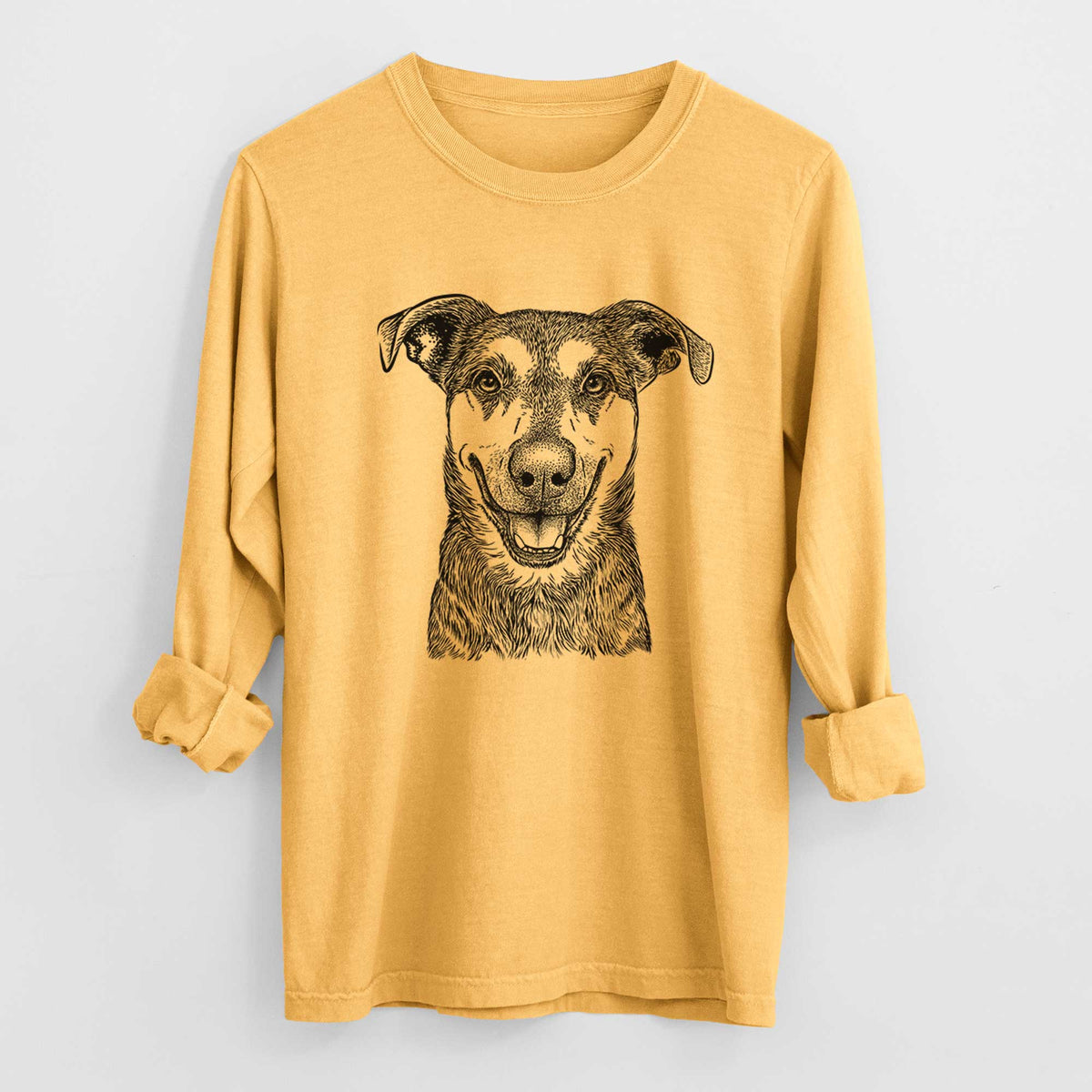 Bare Case the Mixed Breed - Heavyweight 100% Cotton Long Sleeve