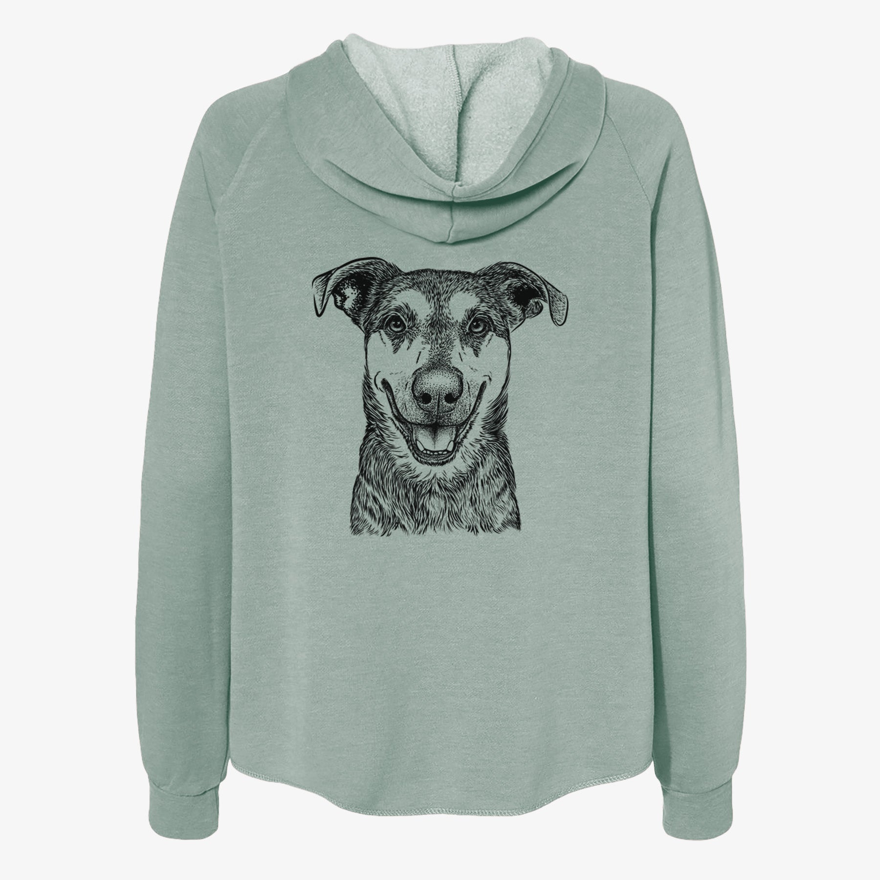 Case the Mixed Breed - Women's Cali Wave Zip-Up Sweatshirt