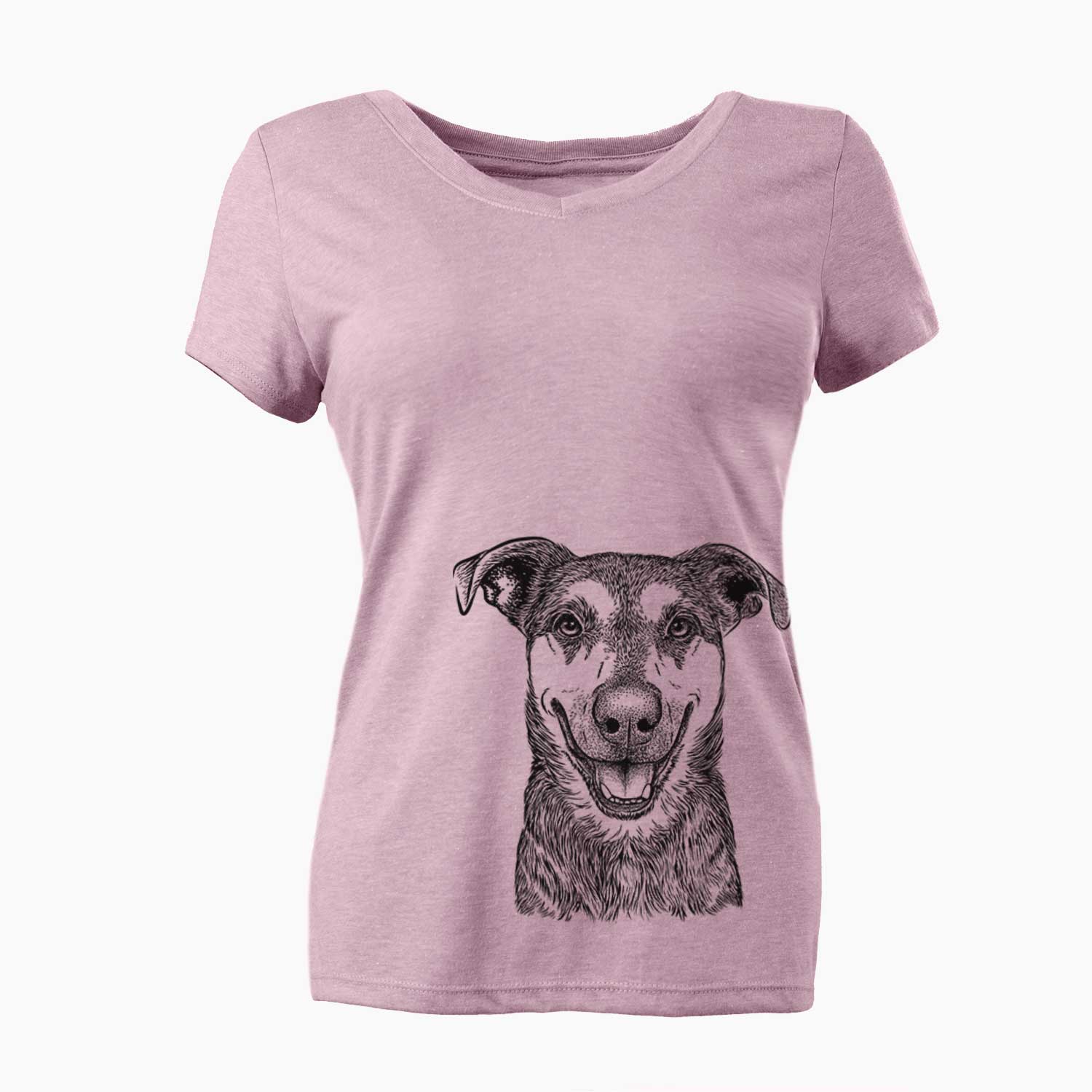 Case the Mixed Breed - Women's V-neck Shirt