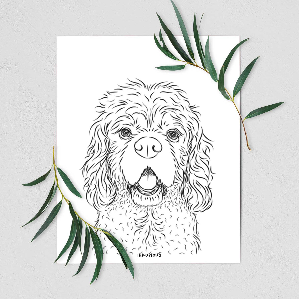 Casey the American Cocker Spaniel Art Print