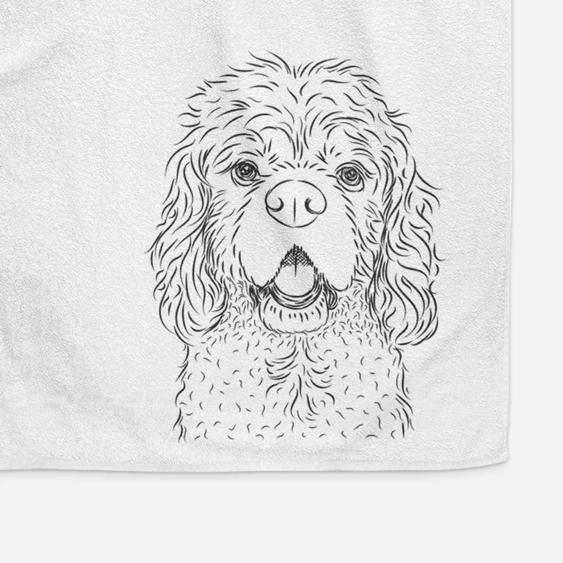 Casey the American Cocker Spaniel Decorative Hand Towel