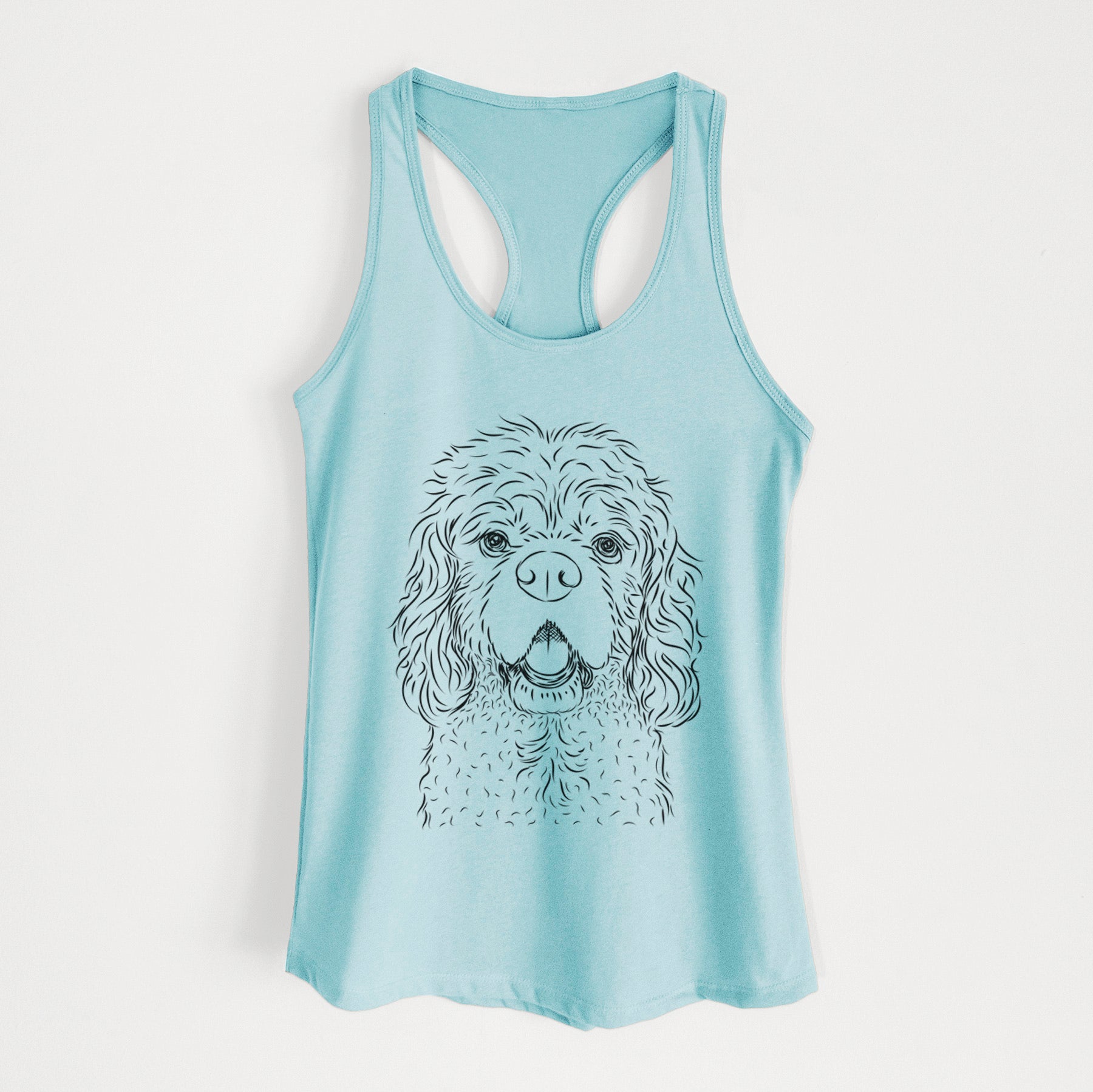 Casey the American Cocker Spaniel - Women's Racerback Tanktop