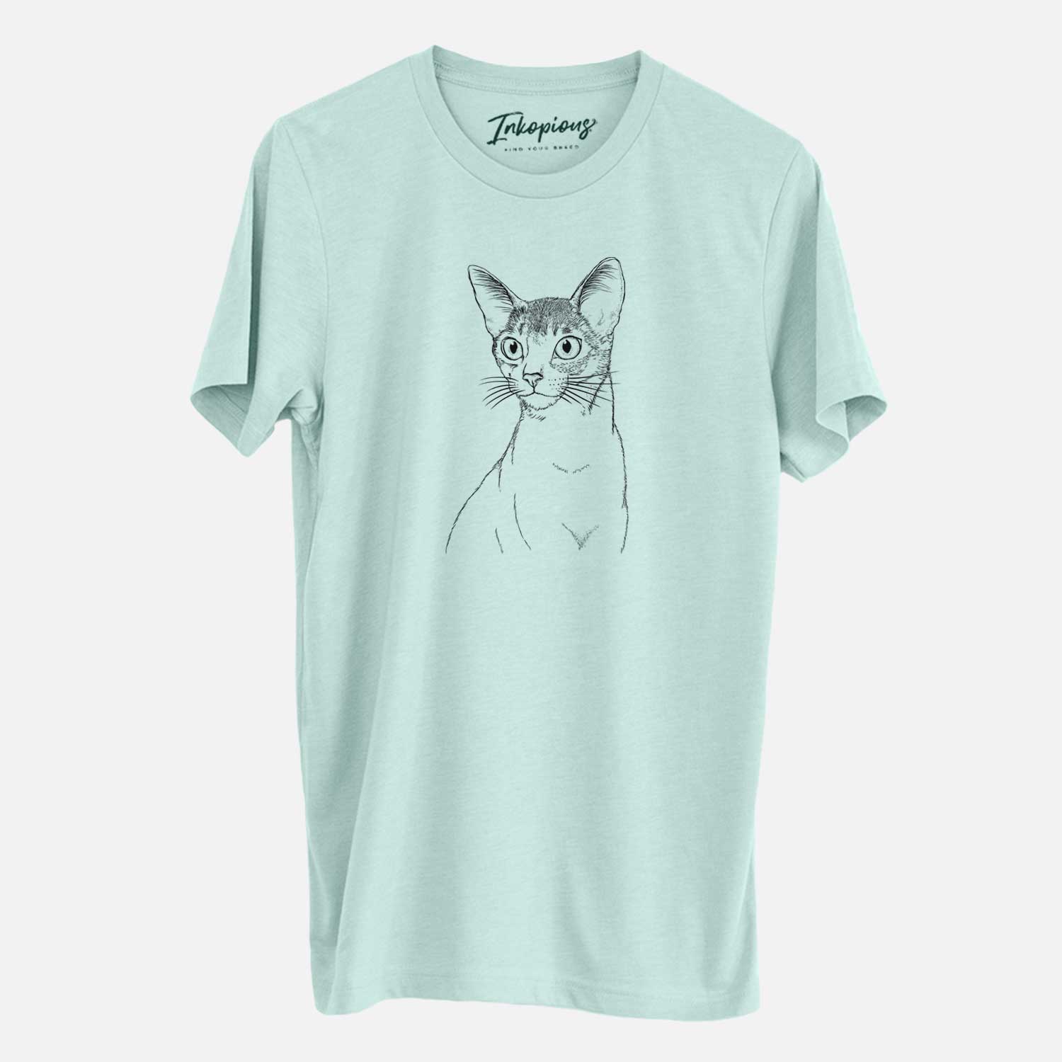 Bare Cedric the Abyssinian Cat - Unisex Crewneck