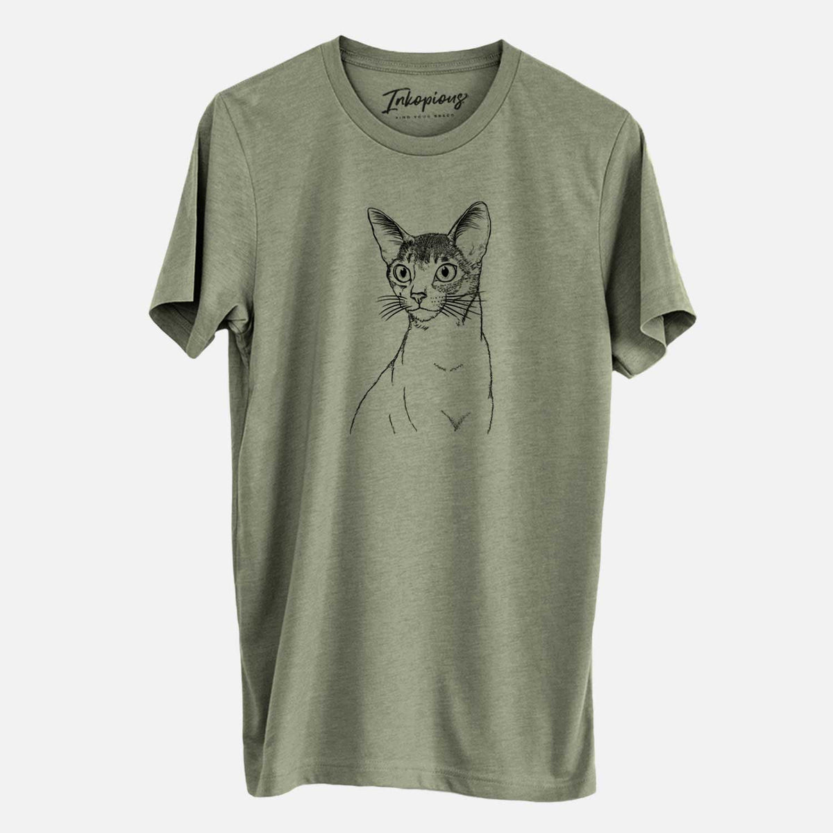 Bare Cedric the Abyssinian Cat - Unisex Crewneck