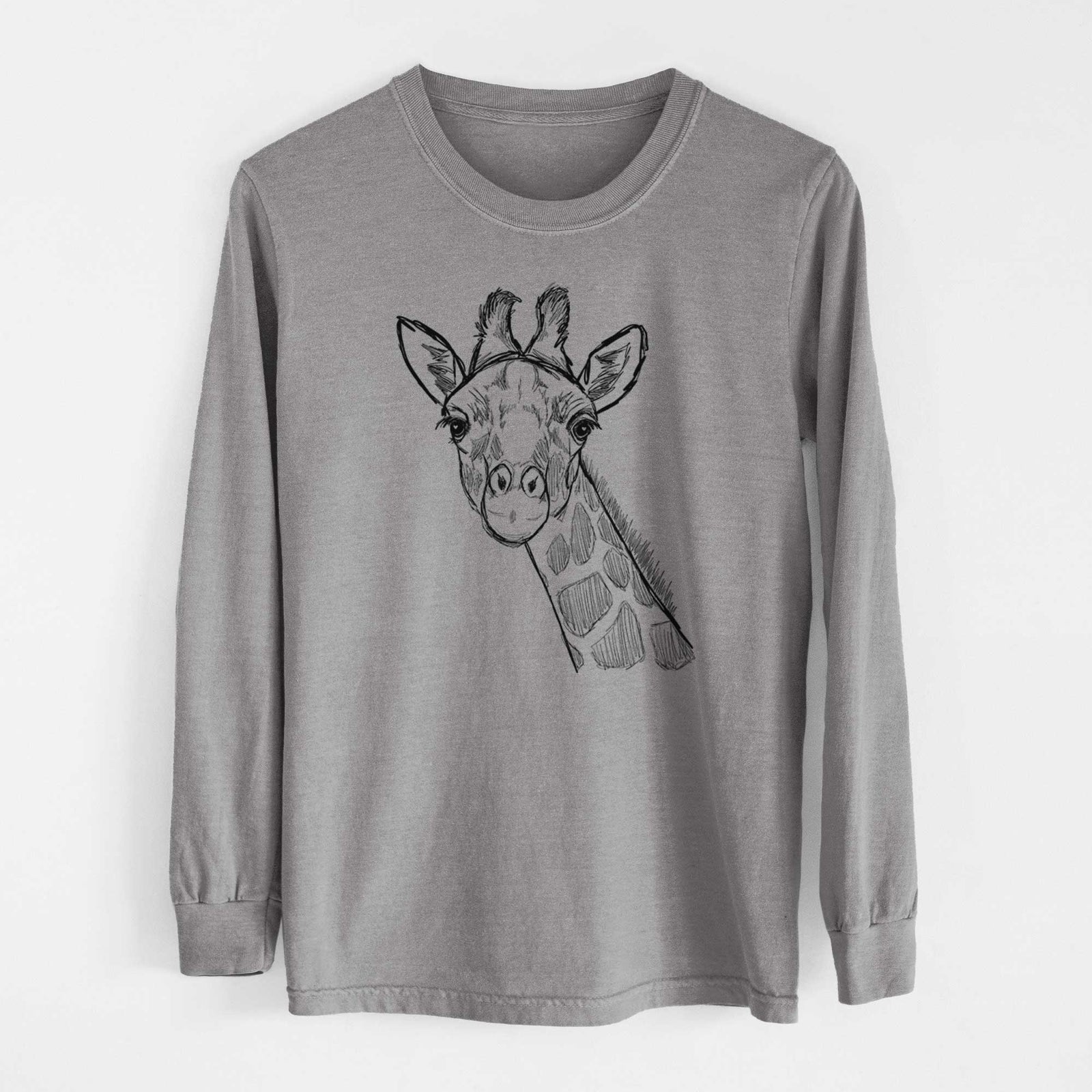Bare Cedrick the Giraffe - Heavyweight 100% Cotton Long Sleeve