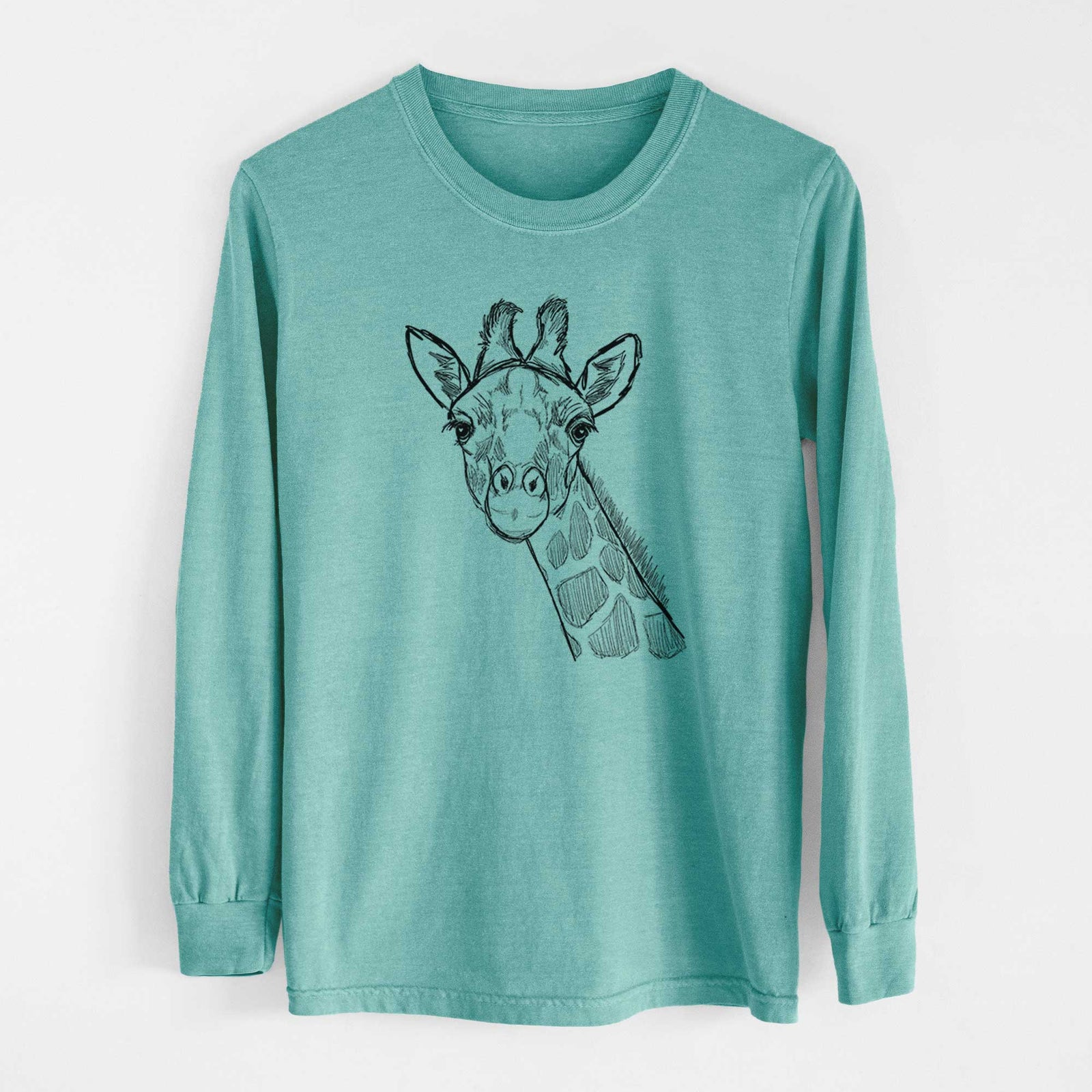 Bare Cedrick the Giraffe - Heavyweight 100% Cotton Long Sleeve