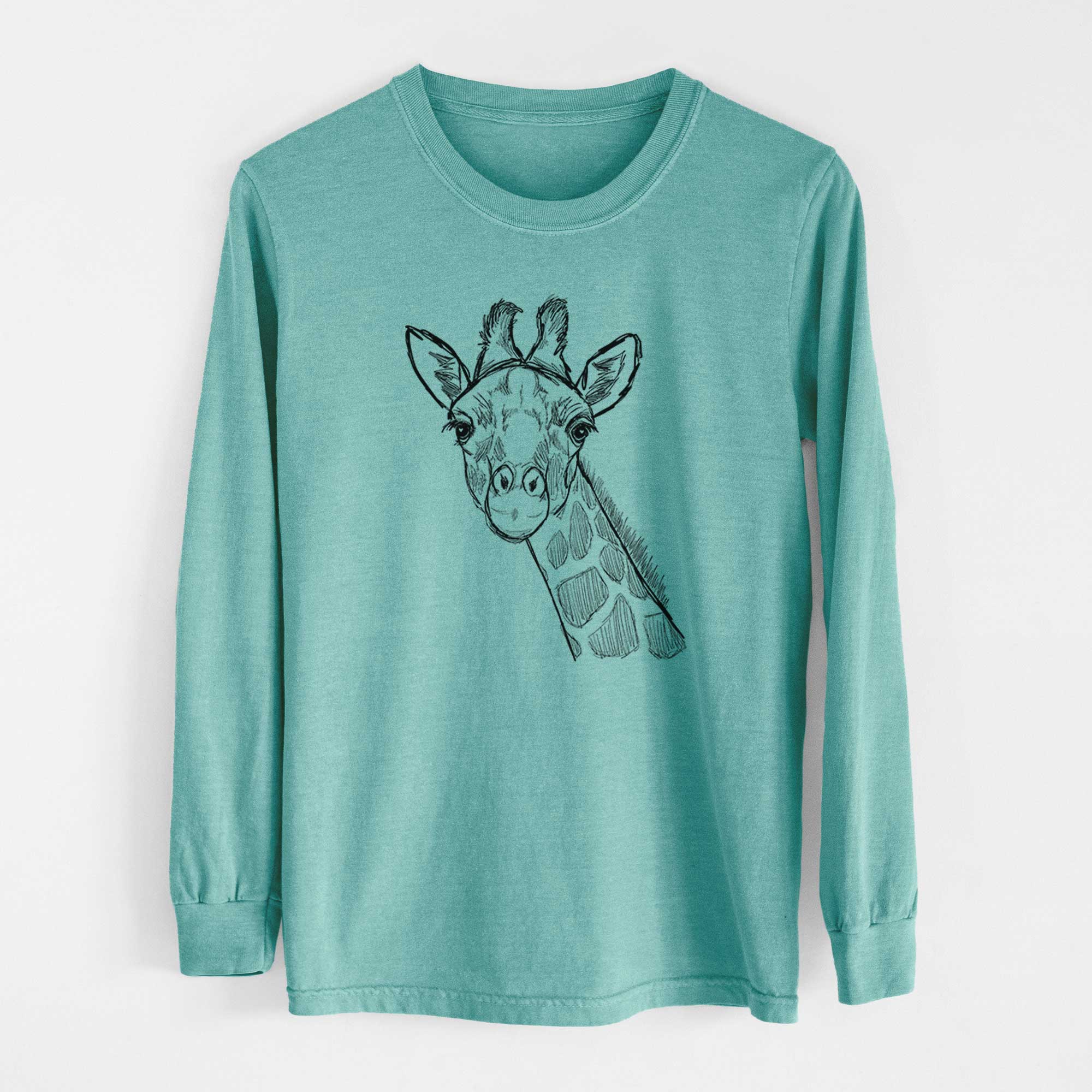 Bare Cedrick the Giraffe - Heavyweight 100% Cotton Long Sleeve