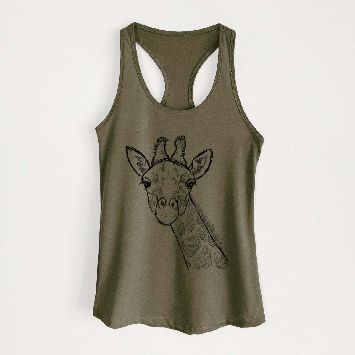 Cedrick the Giraffe - Women's Racerback Tanktop