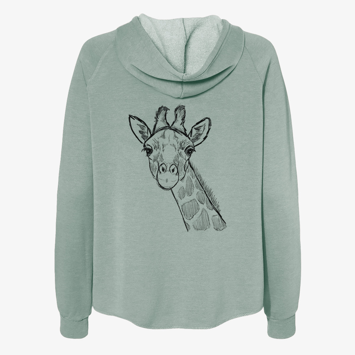 Cedrick the Giraffe - Women's Cali Wave Zip-Up Sweatshirt