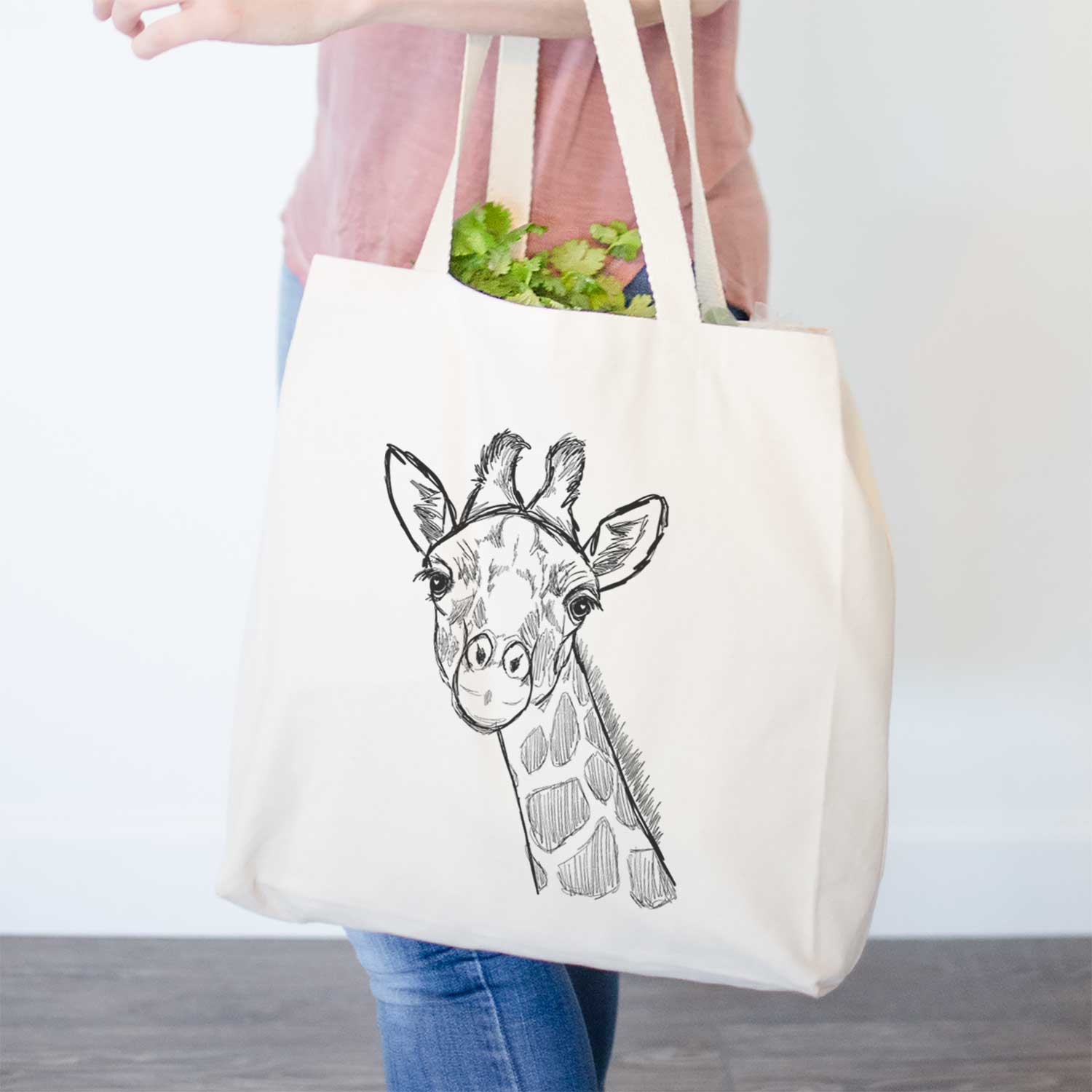 Cedrick the Giraffe - Tote Bag