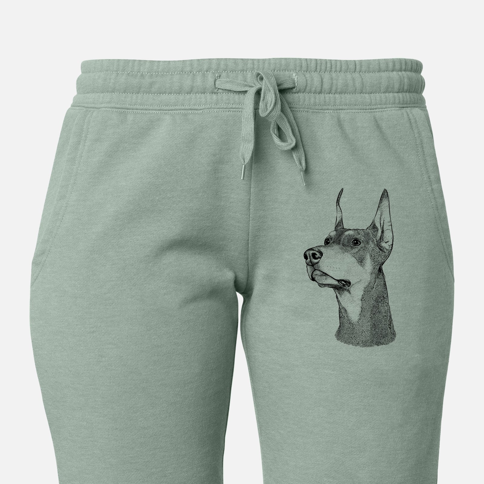 Cenza the Doberman Pinscher - Women's Cali Wave Joggers