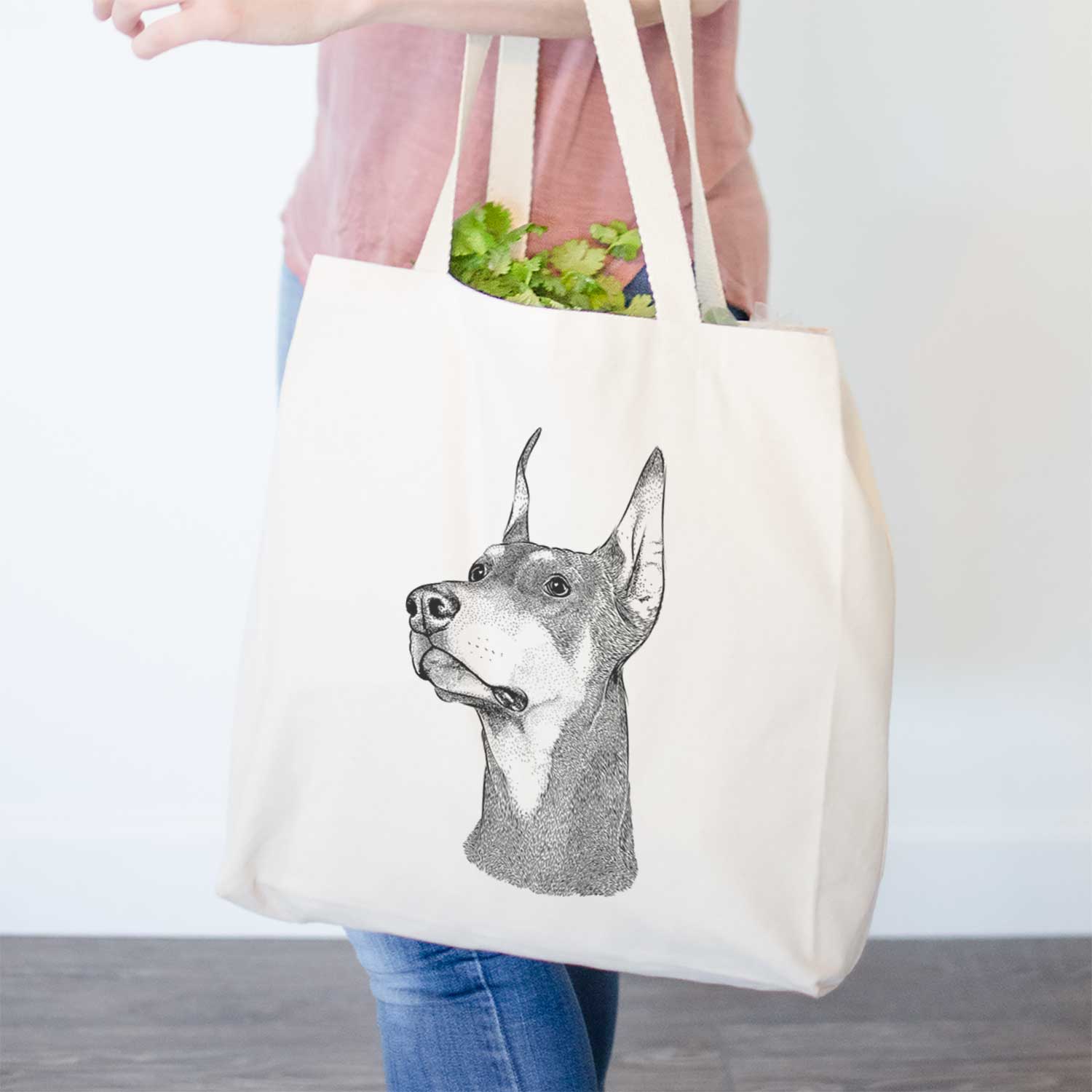 Cenza the Doberman Pinscher - Tote Bag