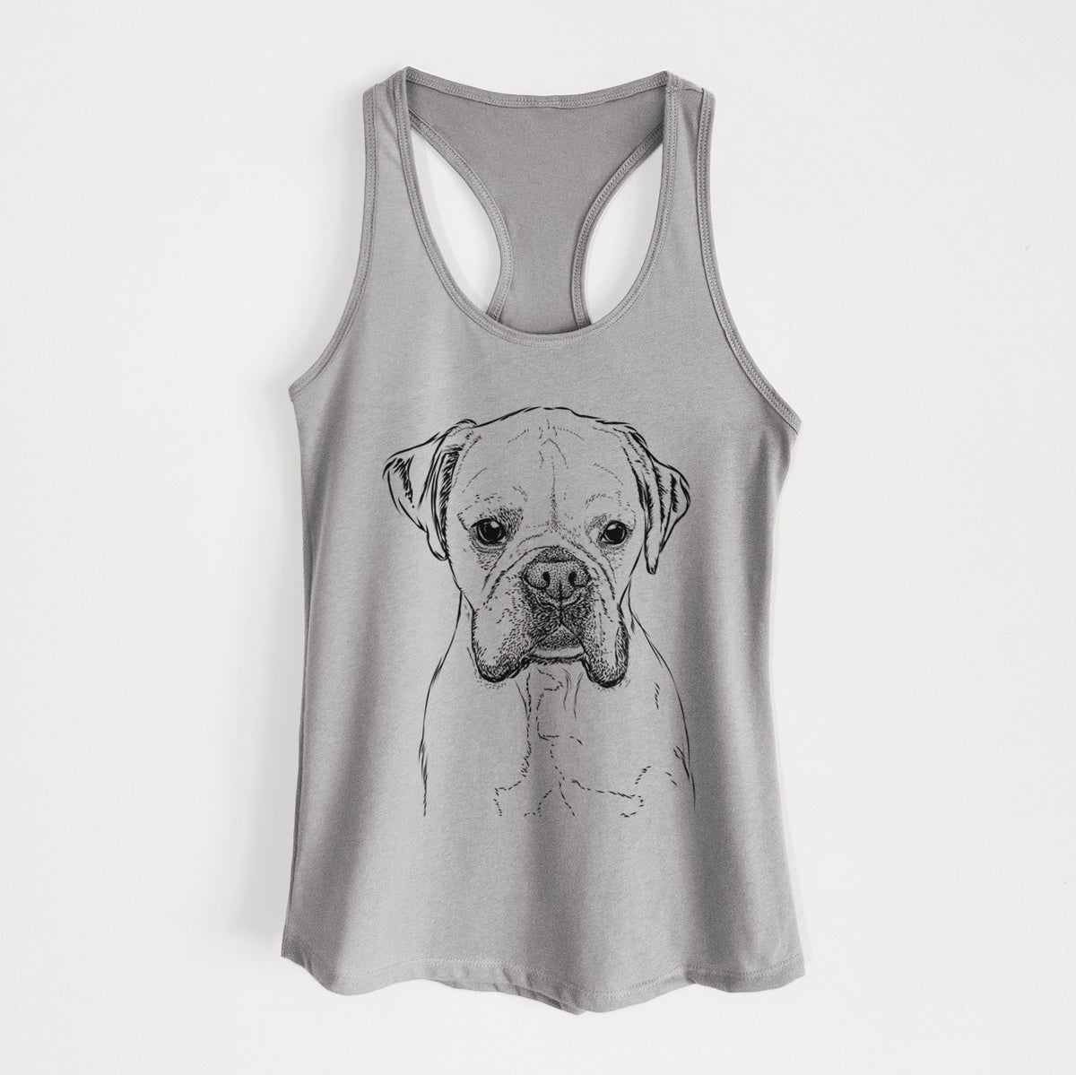 Champion Bentley the Boxer - Women&#39;s Racerback Tanktop