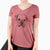 Bare Champion Bentley the Boxer - Women's V-neck Shirt