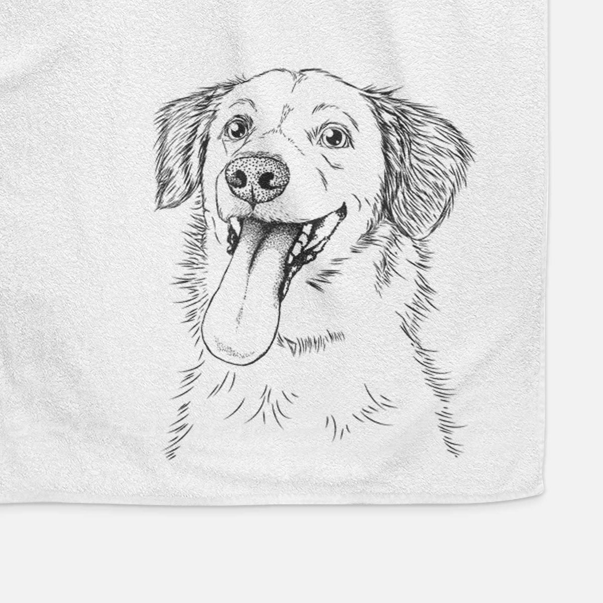 Charles Xavier the Mixed Breed Decorative Hand Towel