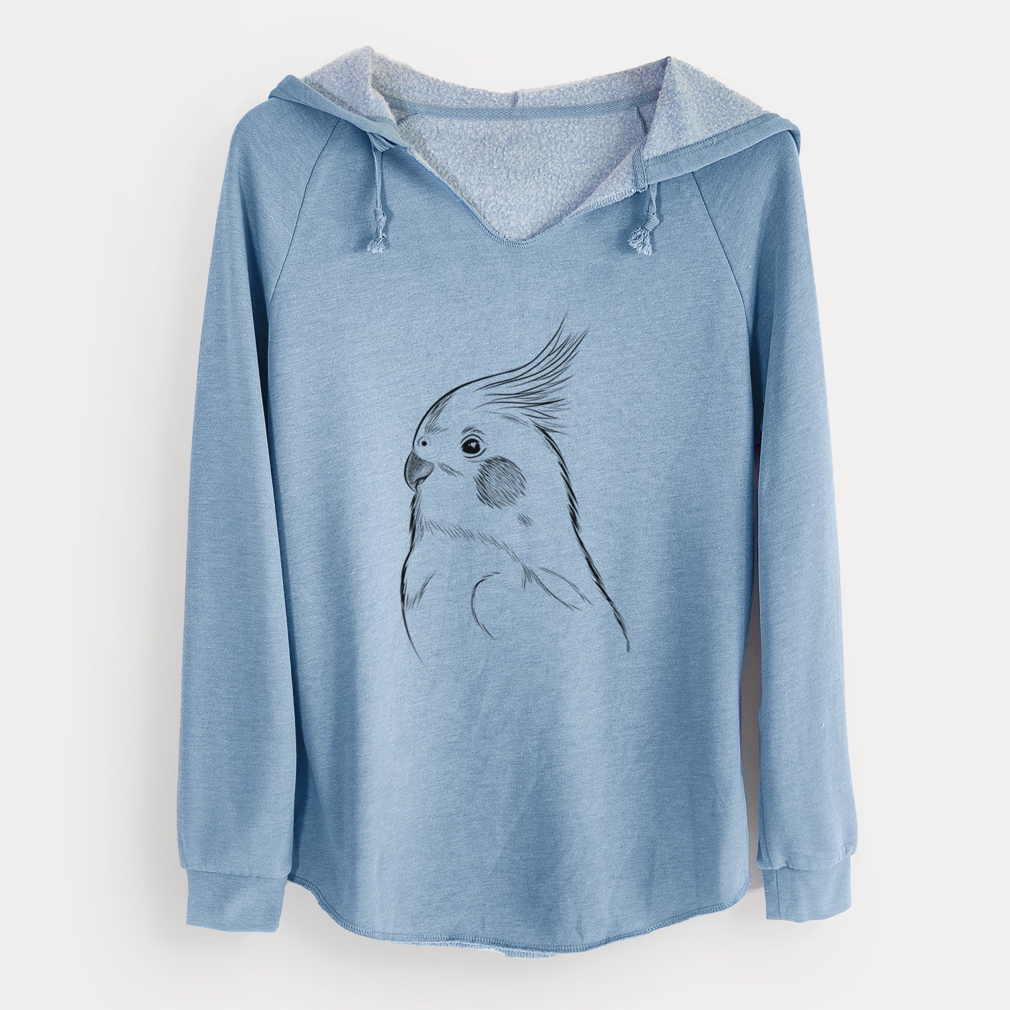 Bare Charlie the Cockatiel - Cali Wave Hooded Sweatshirt