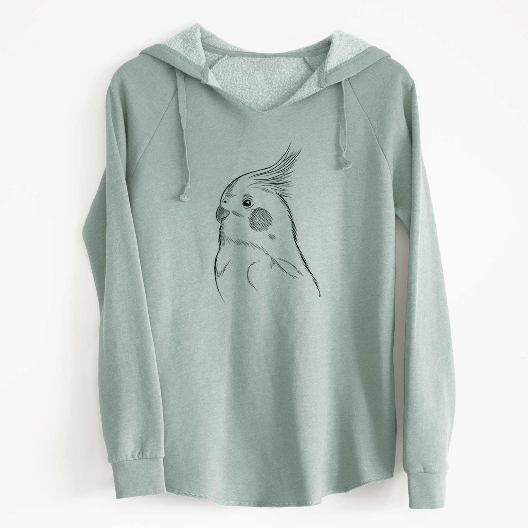 Bare Charlie the Cockatiel - Cali Wave Hooded Sweatshirt