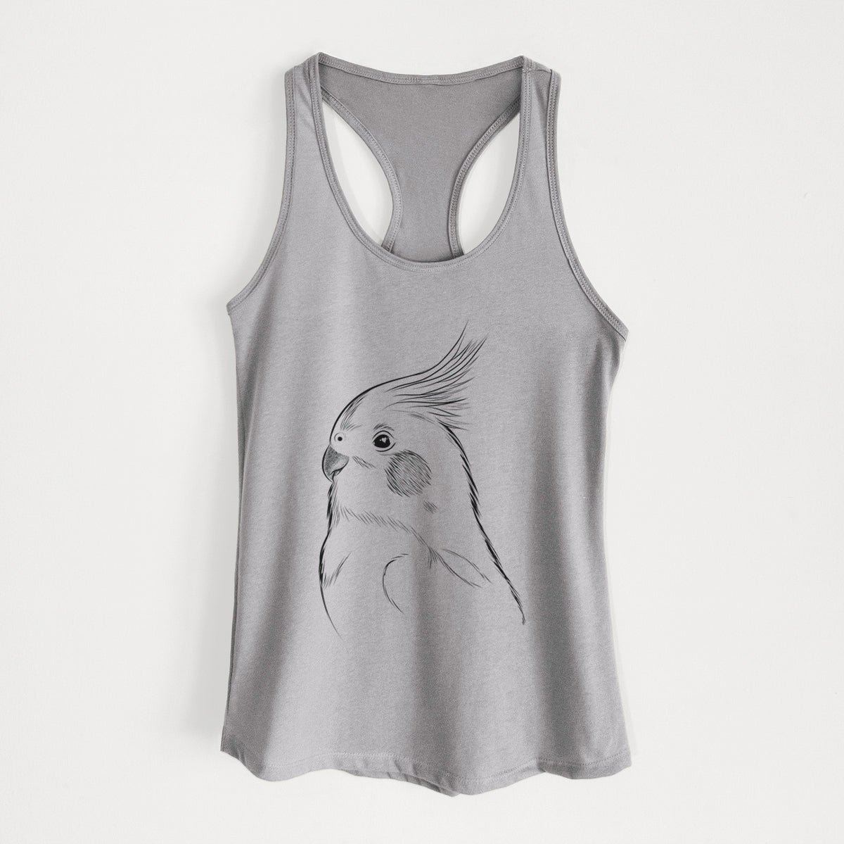 Charlie the Cockatiel - Women&#39;s Racerback Tanktop