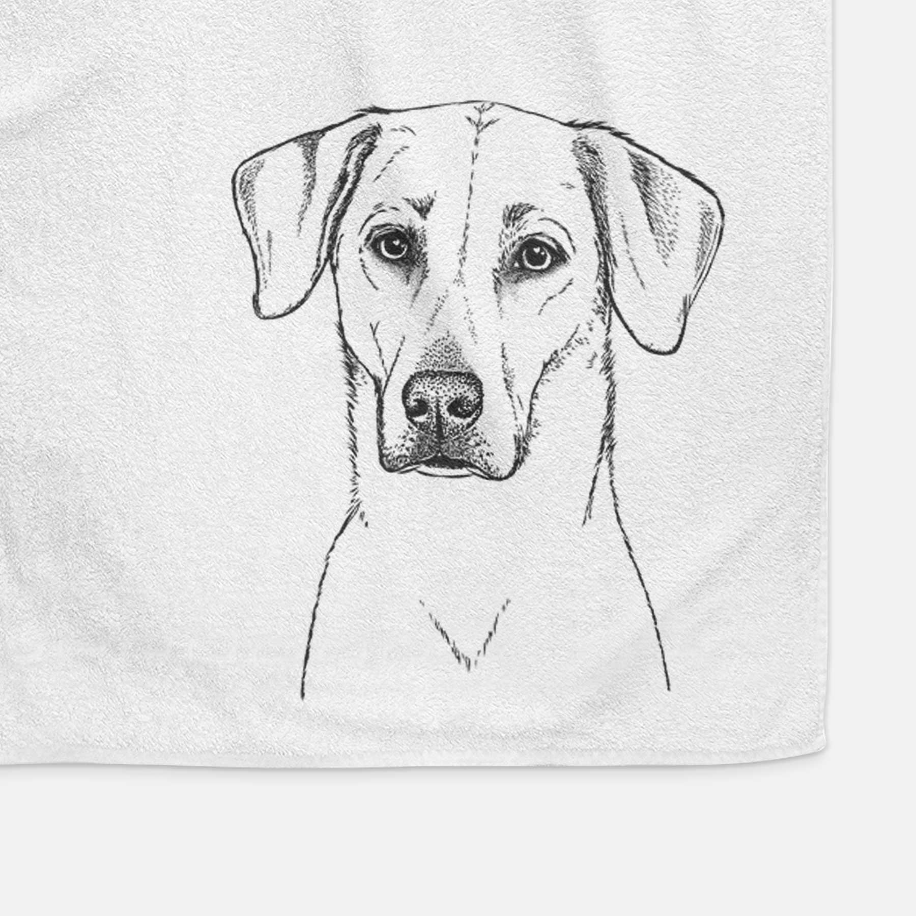 Charlie Girl the Yellow Lab Decorative Hand Towel