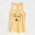 Charlie Girl the Yellow Lab - Women's Racerback Tanktop