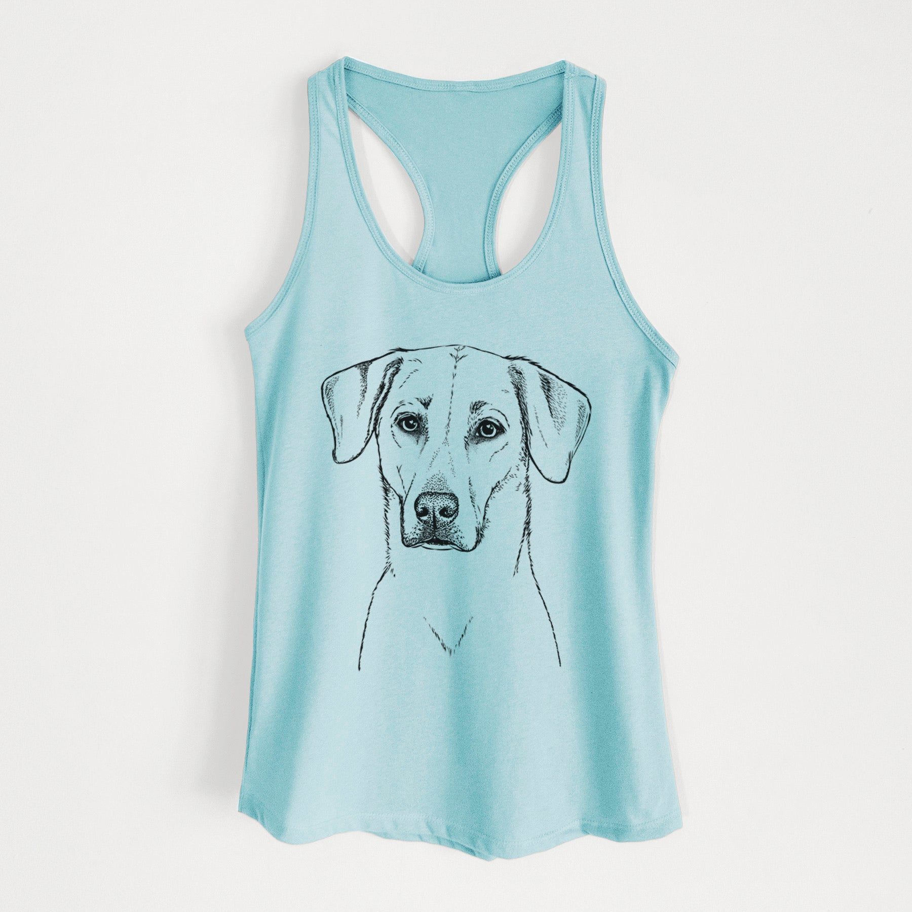 Charlie Girl the Yellow Lab - Women's Racerback Tanktop