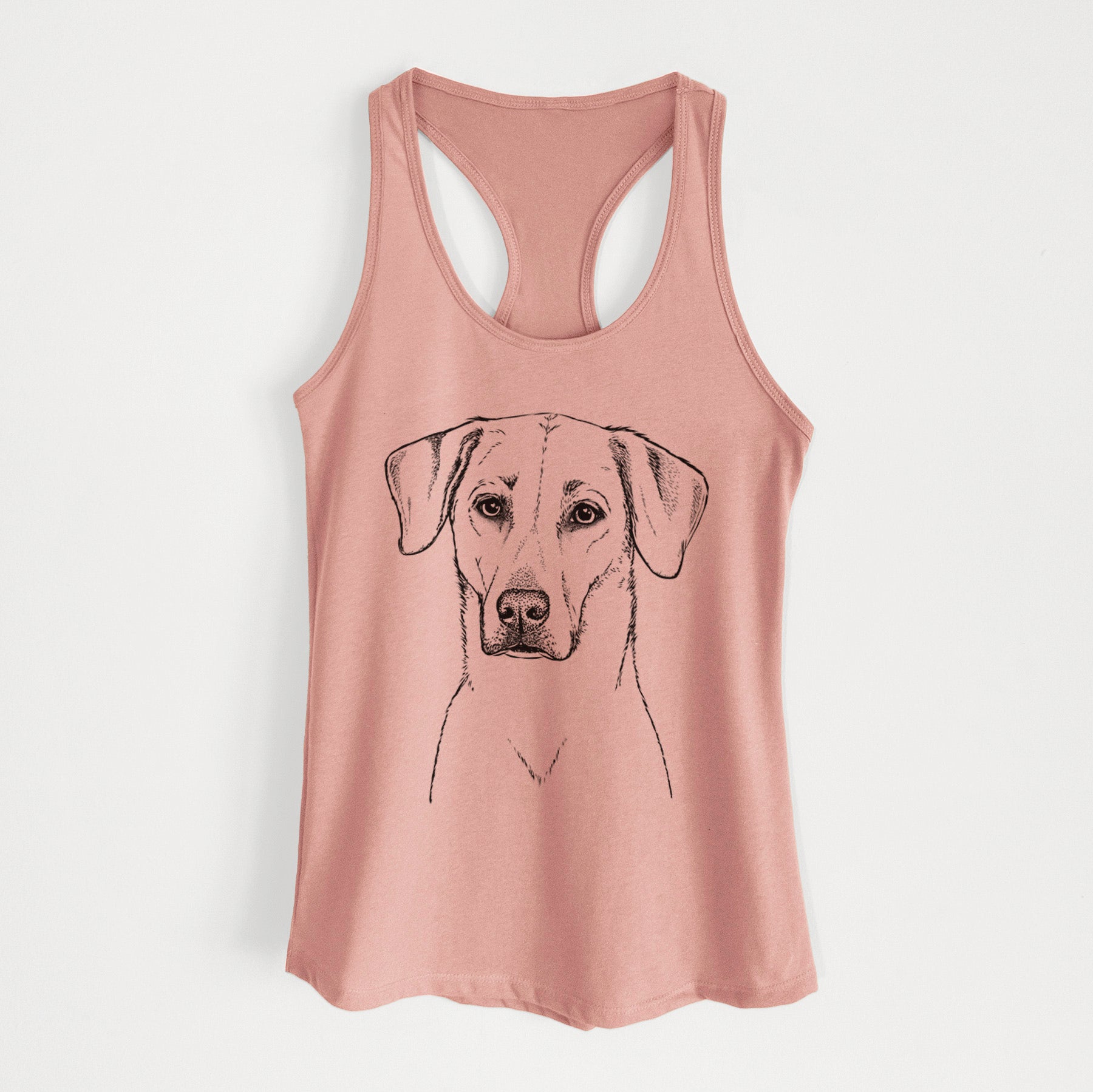 Charlie Girl the Yellow Lab - Women's Racerback Tanktop