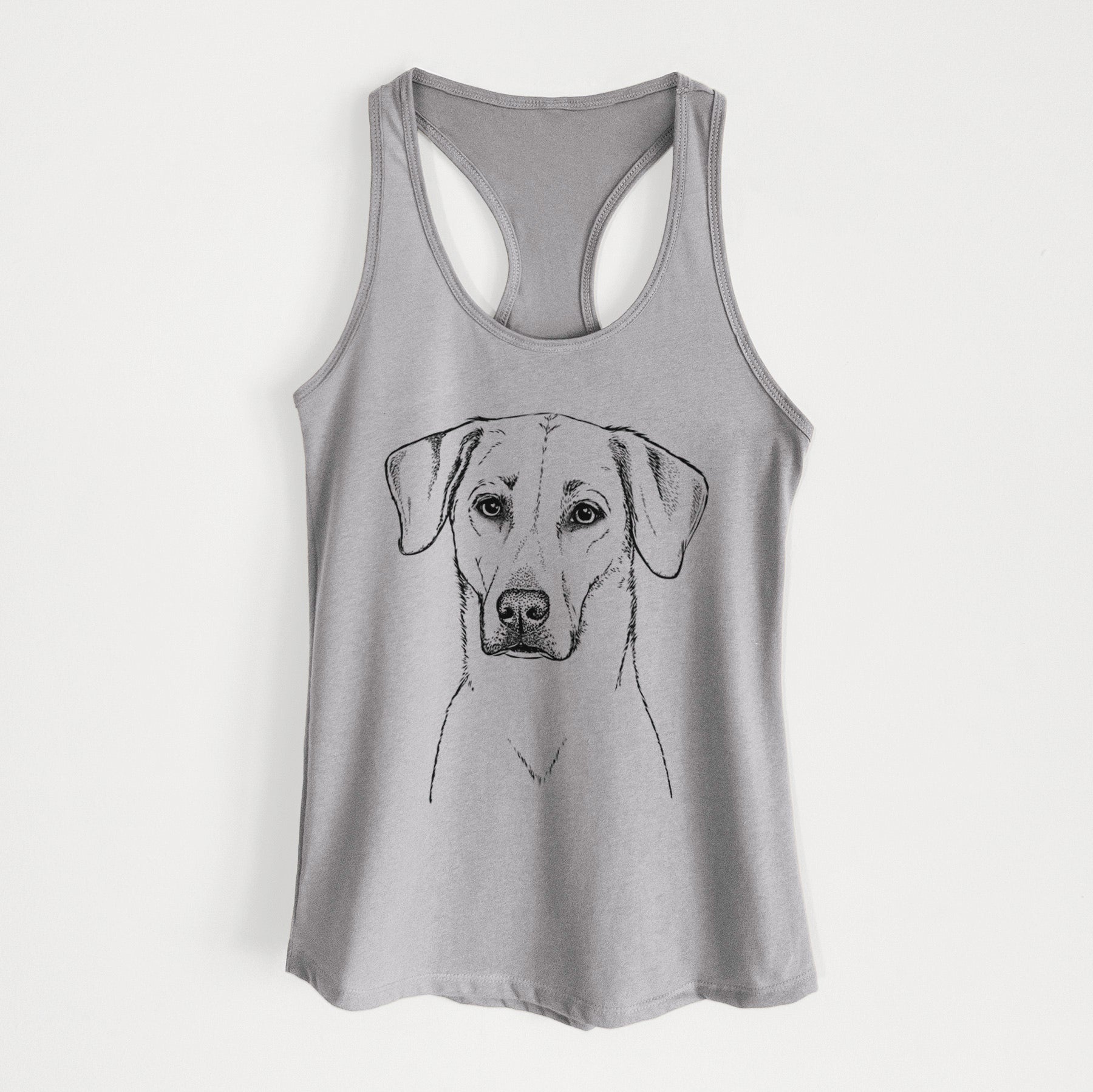 Charlie Girl the Yellow Lab - Women's Racerback Tanktop