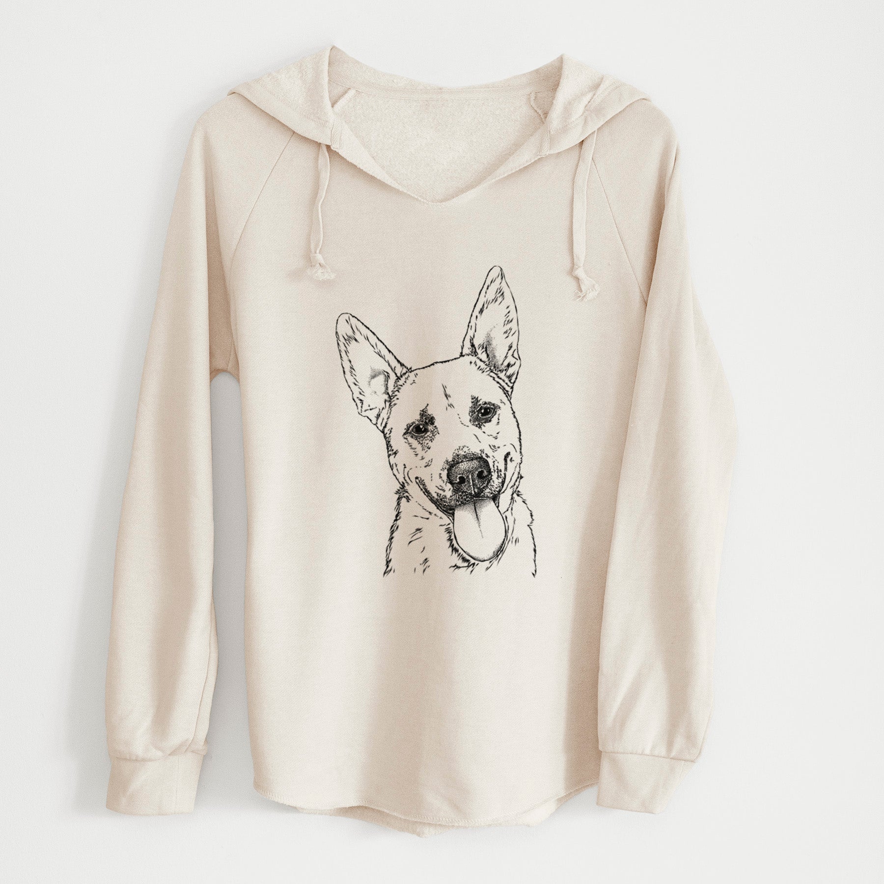 Bare Charlie the Mixed Breed - Cali Wave Hooded Sweatshirt