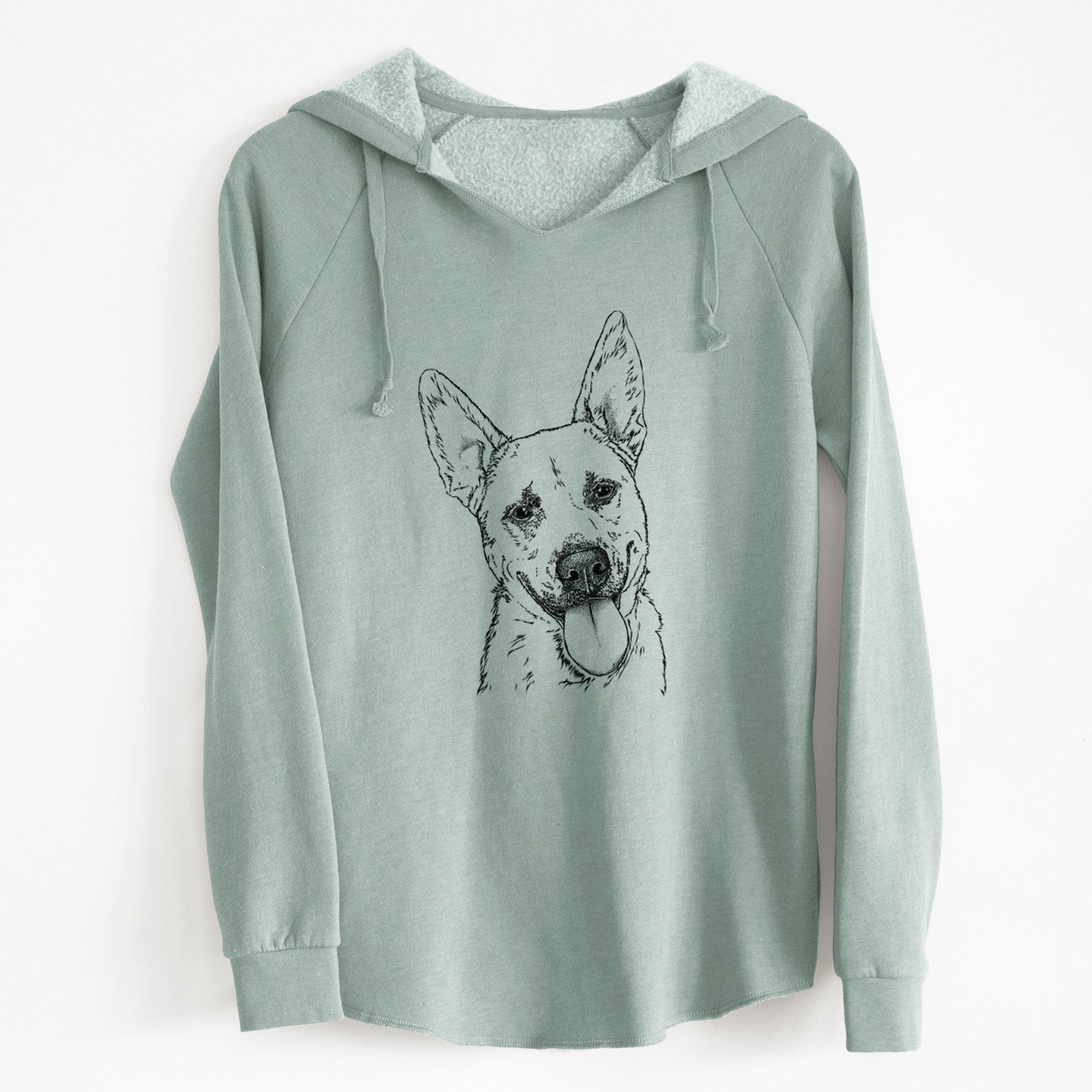 Bare Charlie the Mixed Breed - Cali Wave Hooded Sweatshirt