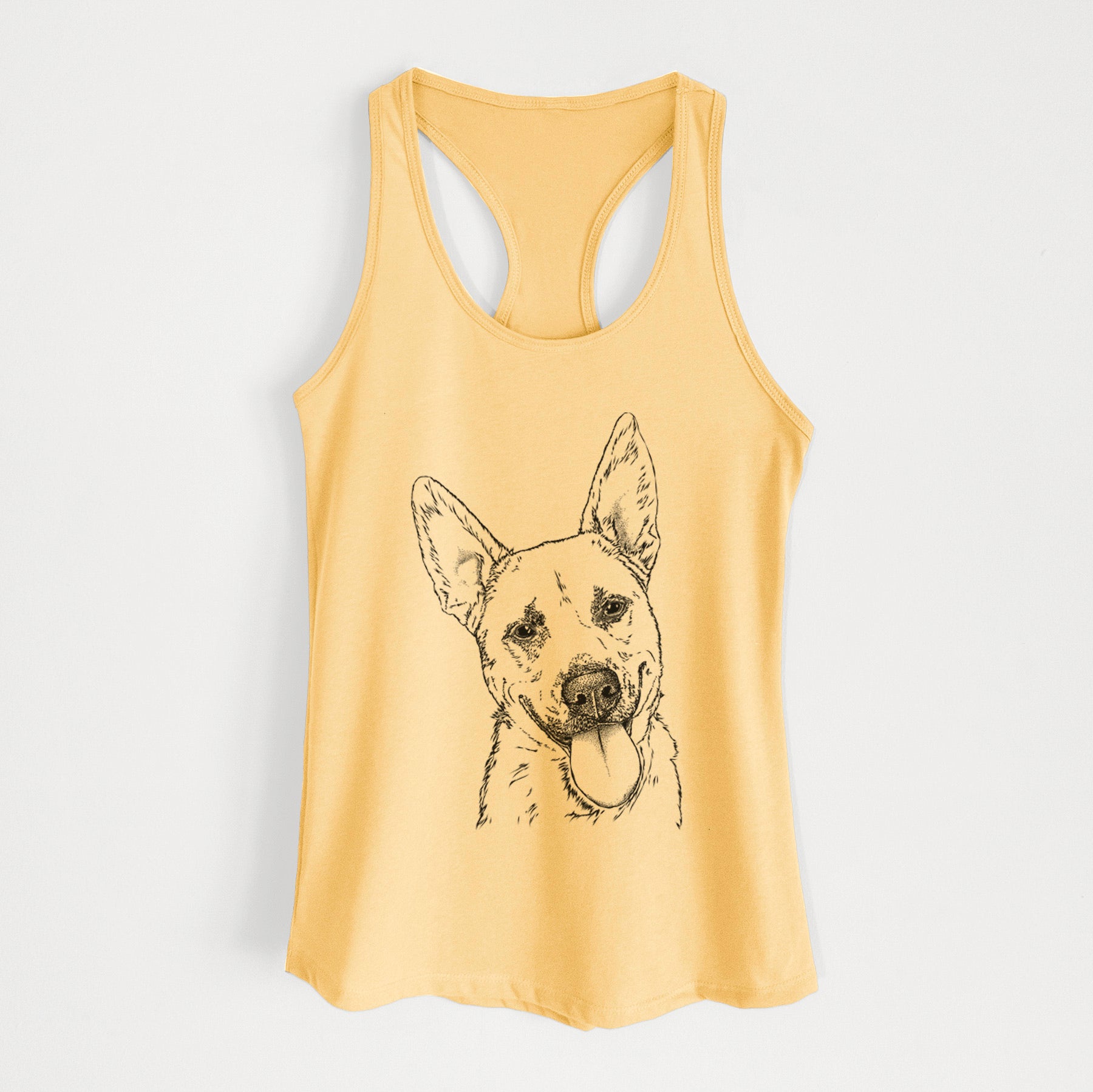 Charlie the Mixed Breed - Women's Racerback Tanktop