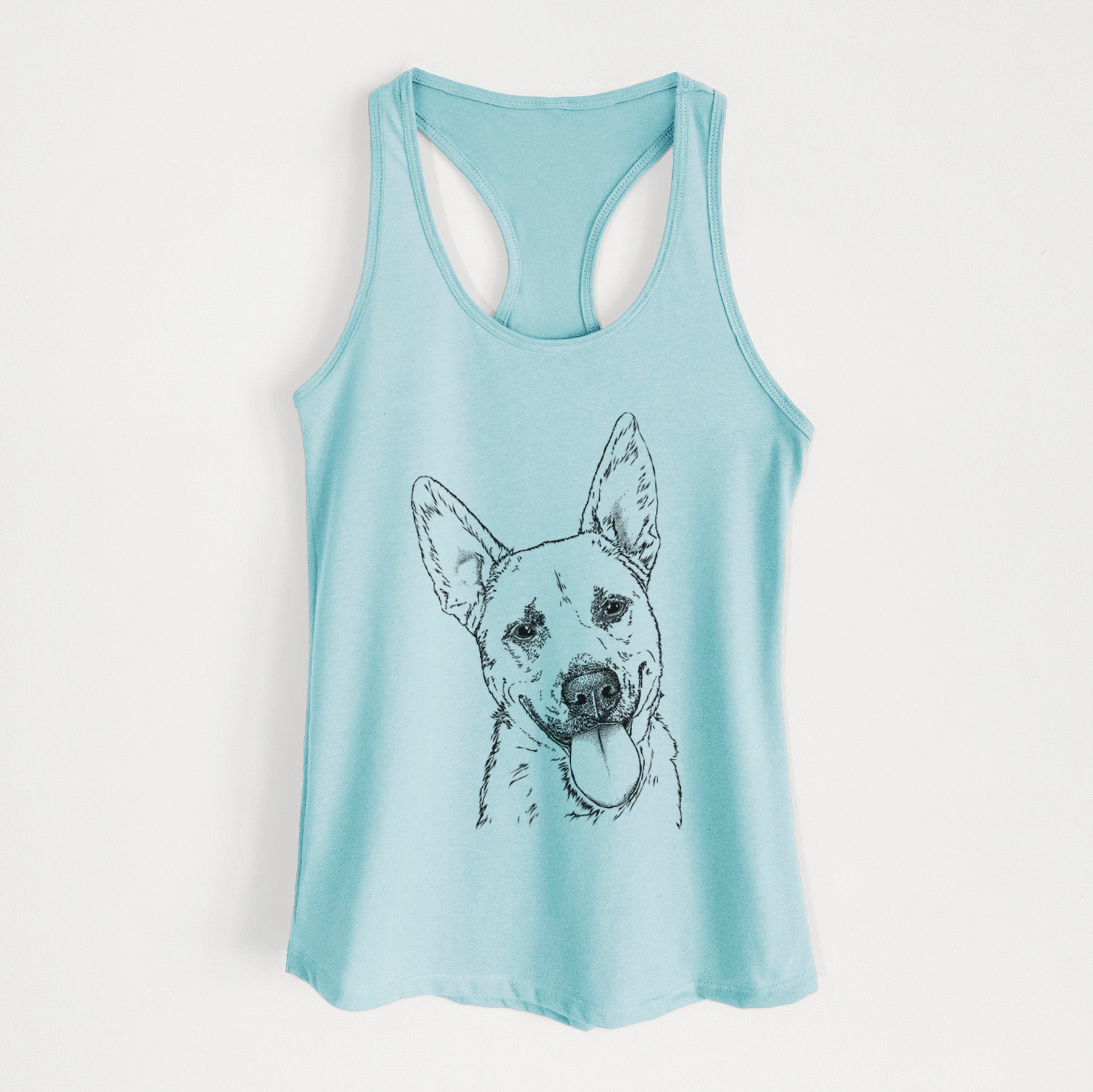 Charlie the Mixed Breed - Women's Racerback Tanktop