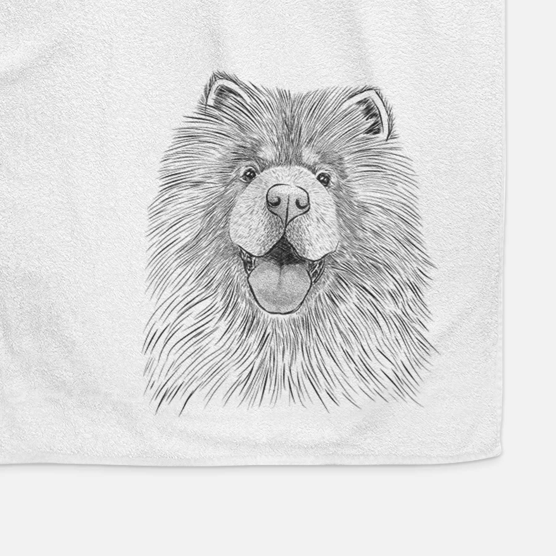 Charming Charlie the Chow Chow Decorative Hand Towel