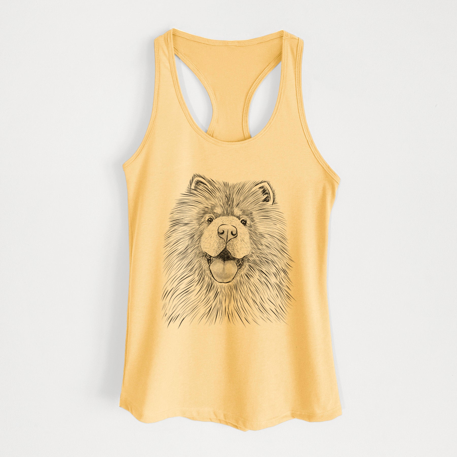 Charming Charlie the Chow Chow - Women's Racerback Tanktop