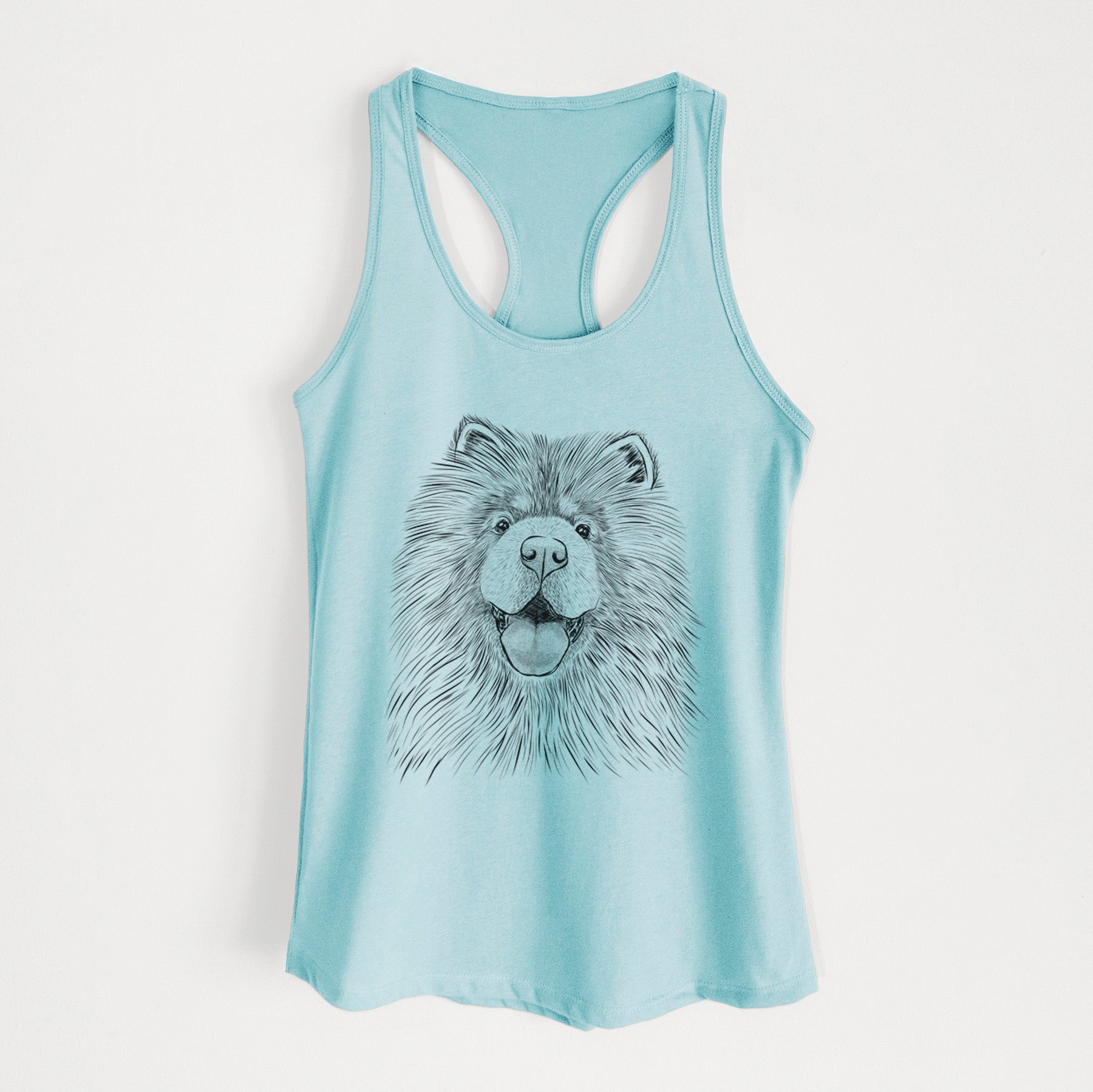 Charming Charlie the Chow Chow - Women's Racerback Tanktop