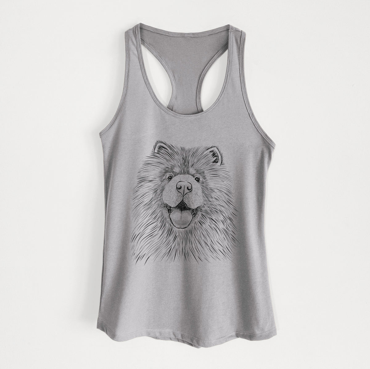 Charming Charlie the Chow Chow - Women&#39;s Racerback Tanktop