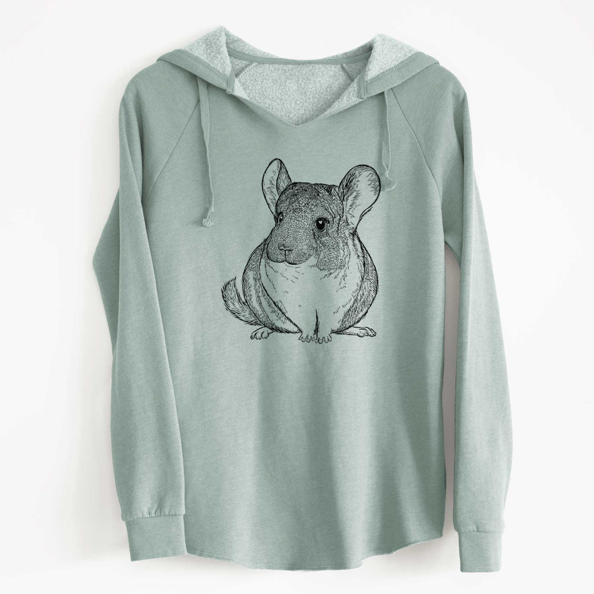 Bare Cheddar the Chinchilla - Cali Wave Hooded Sweatshirt