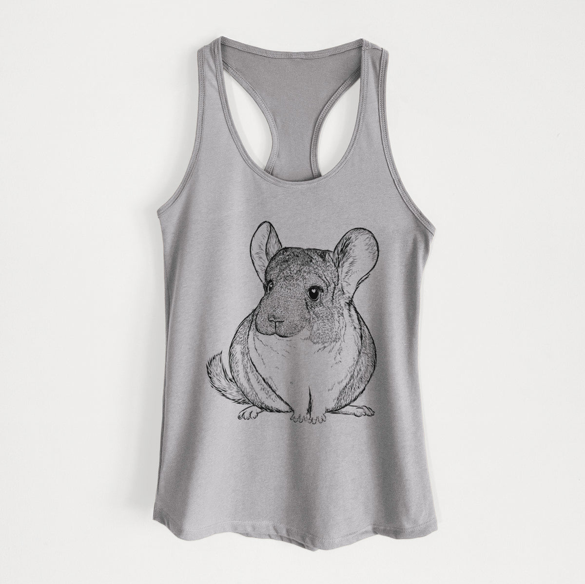 Cheddar the Chinchilla - Women&#39;s Racerback Tanktop