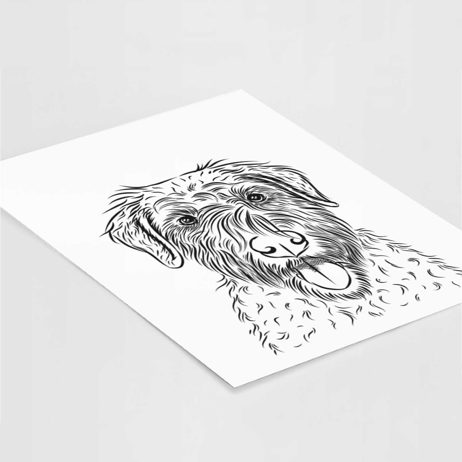 Chester the Soft Coated Wheaten Terrier Art Print