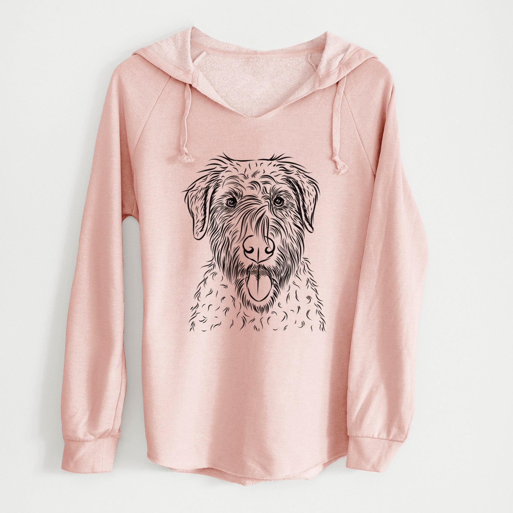 Bare Chester the Soft Coated Wheaten Terrier - Cali Wave Hooded Sweatshirt