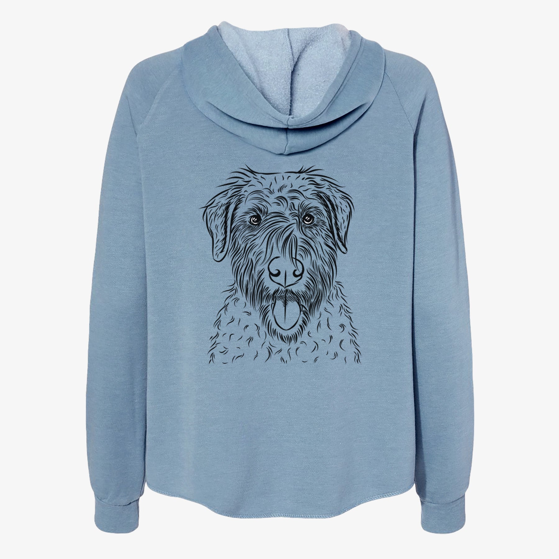 Chester the Soft Coated Wheaten Terrier - Women's Cali Wave Zip-Up Sweatshirt