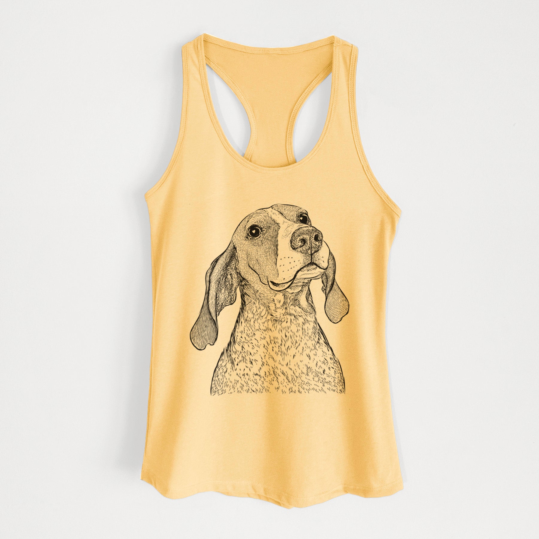 Chester the Red Tick Coonhound - Women's Racerback Tanktop