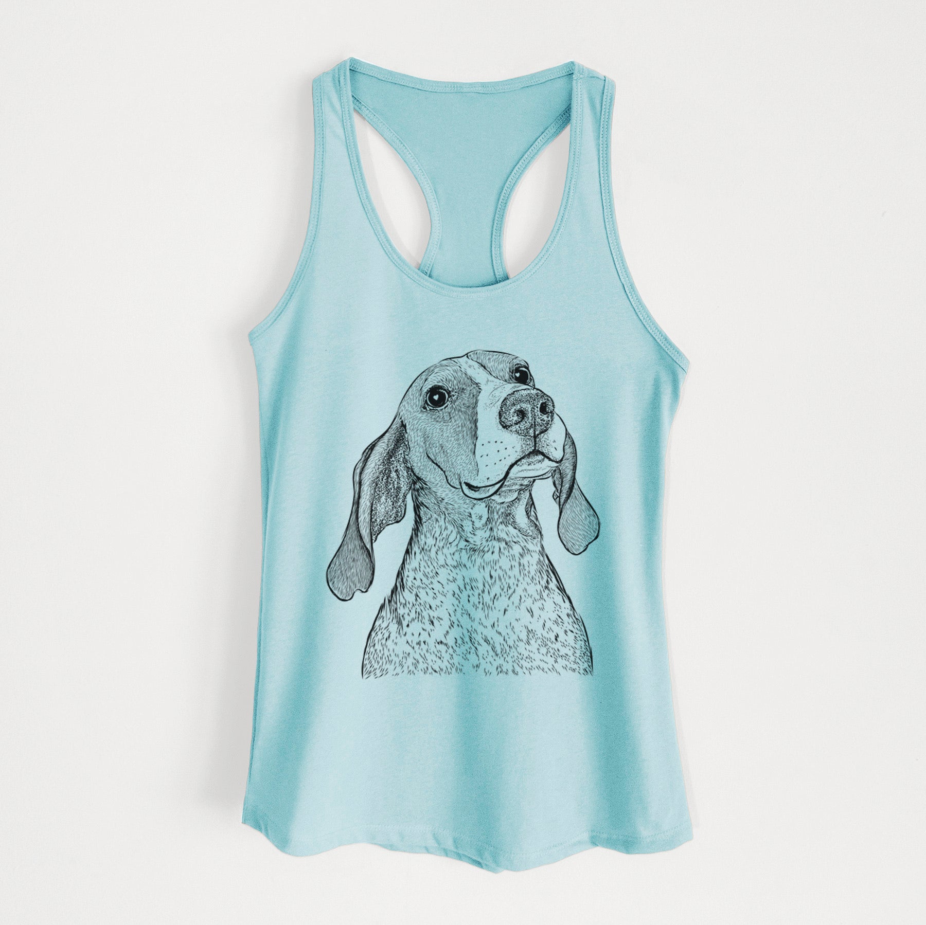 Chester the Red Tick Coonhound - Women's Racerback Tanktop