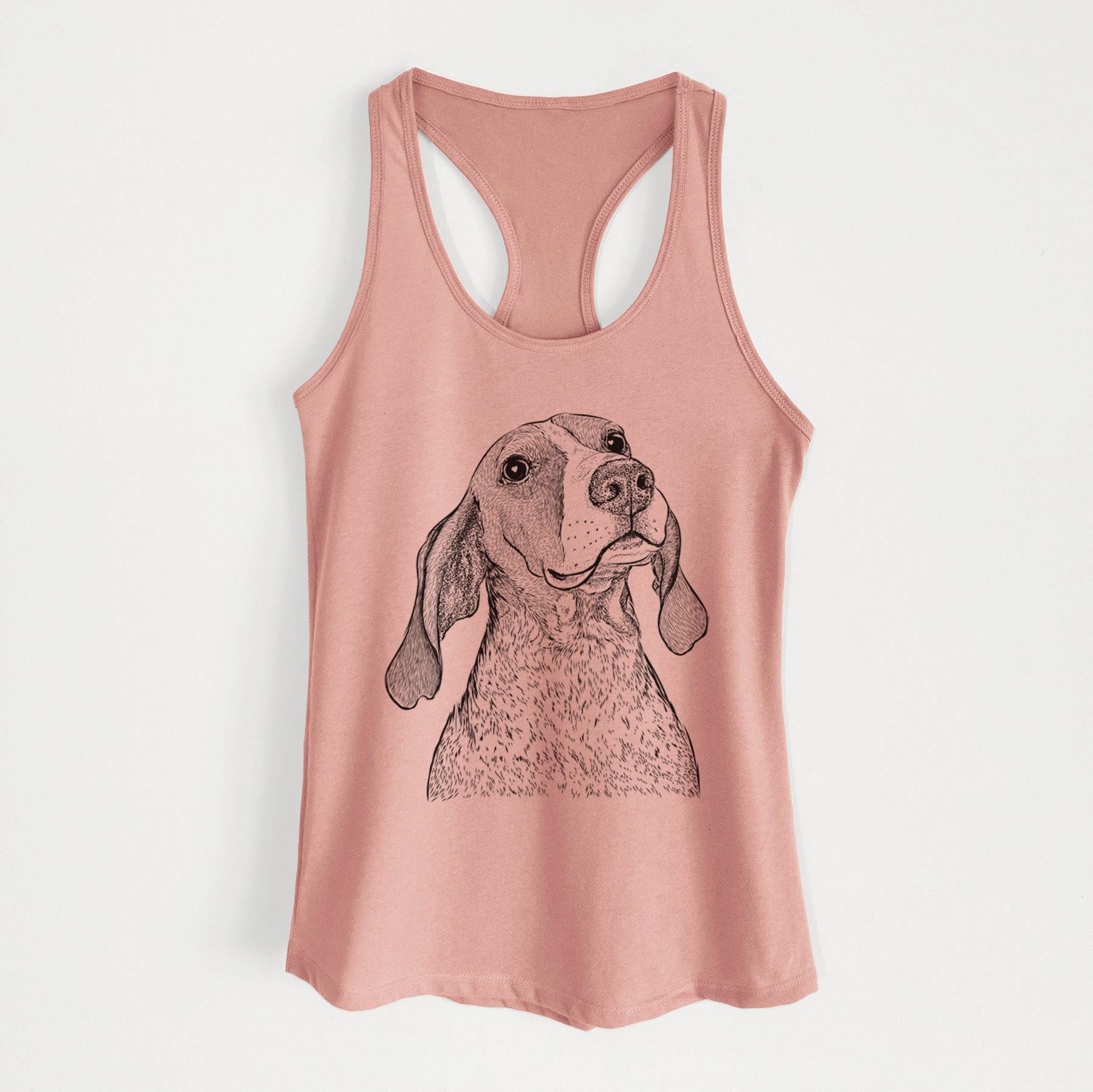 Chester the Red Tick Coonhound - Women's Racerback Tanktop