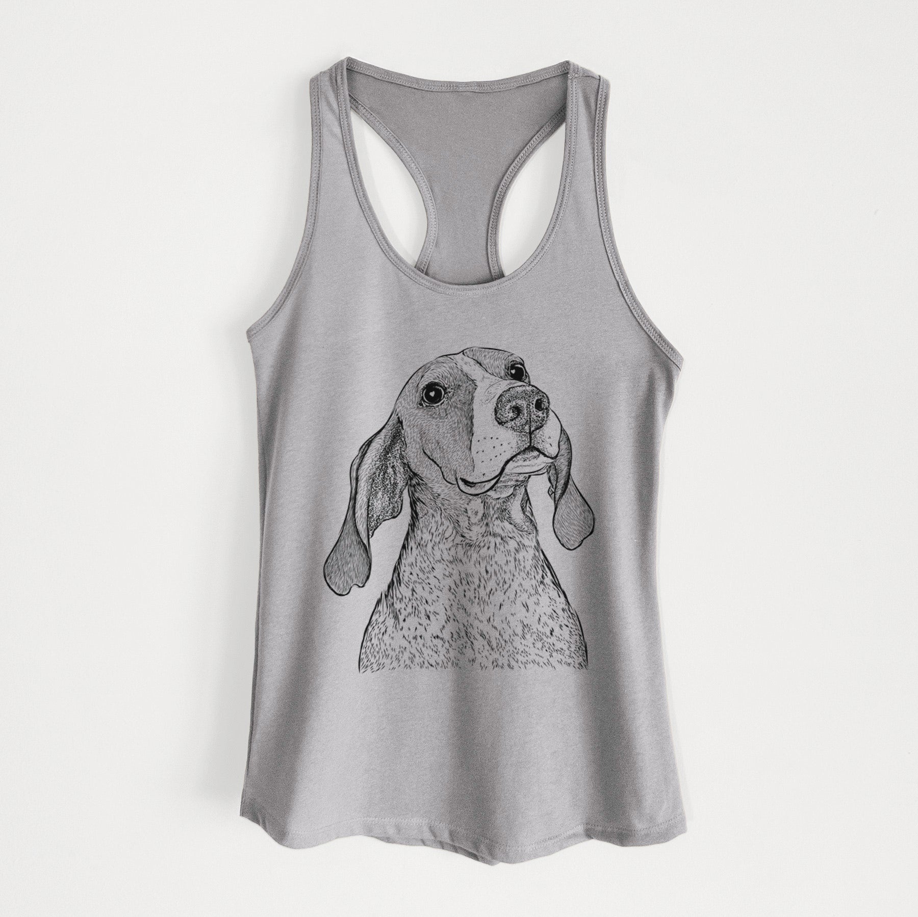 Chester the Red Tick Coonhound - Women's Racerback Tanktop